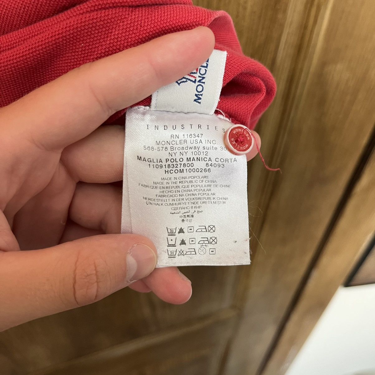 Moncler Moncler Polo T-Shirt Size US L / EU 52-54 / 3 - 10 Thumbnail