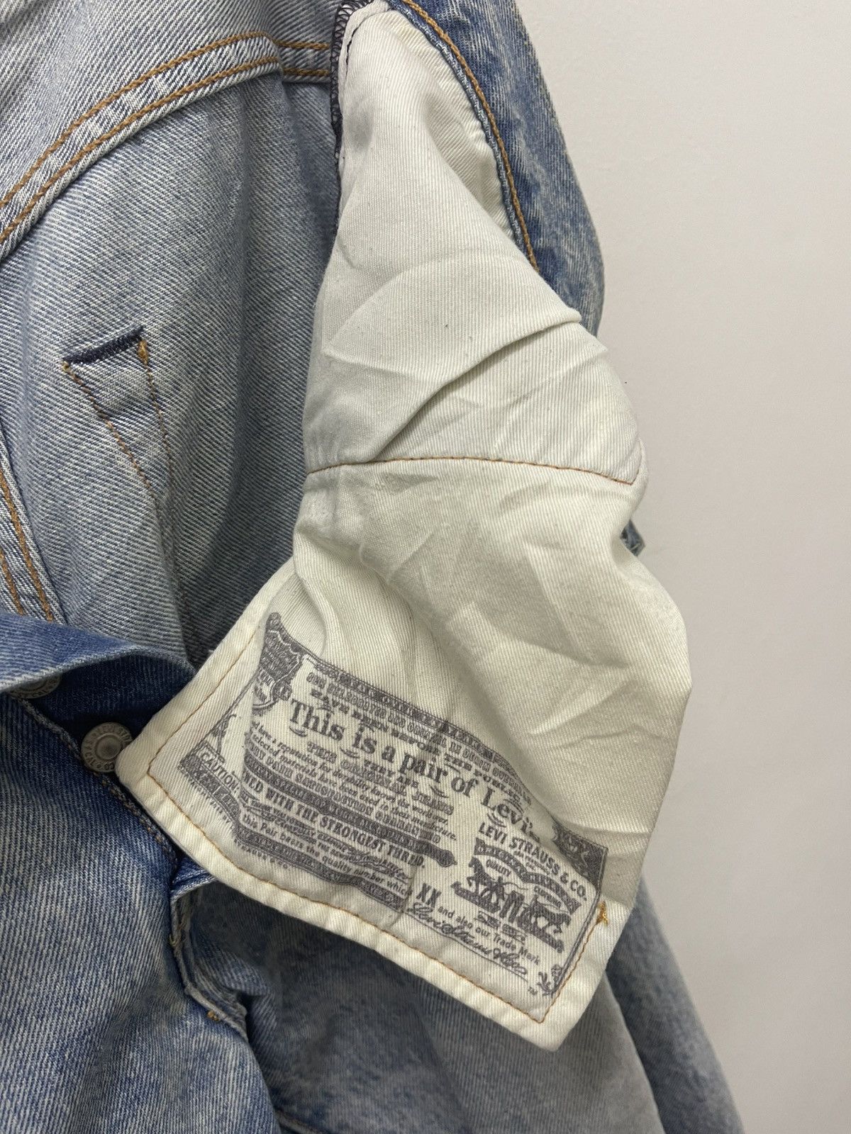 Levi's Vintage Clothing Rare LEVIS 501 Made in Mexico Distressed Grunge Style Size US 29 - 8 Thumbnail