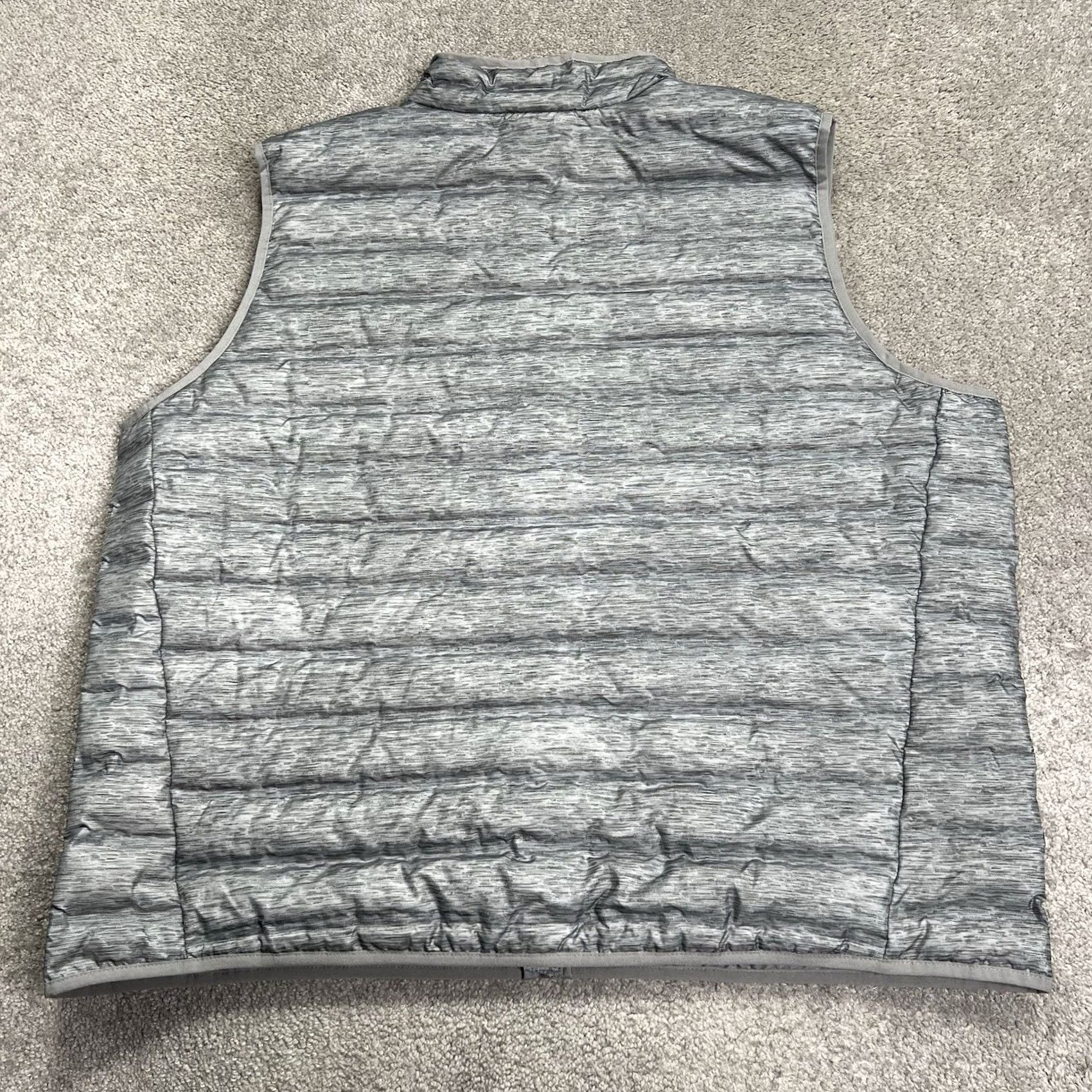 Vintage Columbia Puffer Vest Men’s 3X Duck Down Fill Quilted Gray Full Zip Outdoors Golf Vest Size US XXL / EU 58 / 5 - 4 Thumbnail