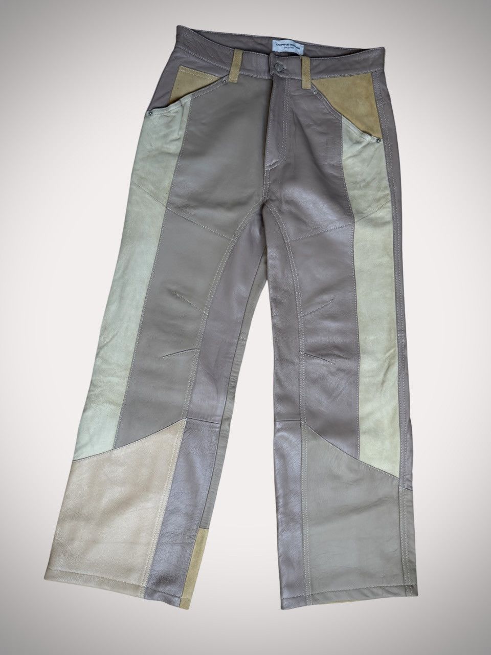 Marine Serre Marine Serre leather pants Size US 31 - 2 Thumbnail