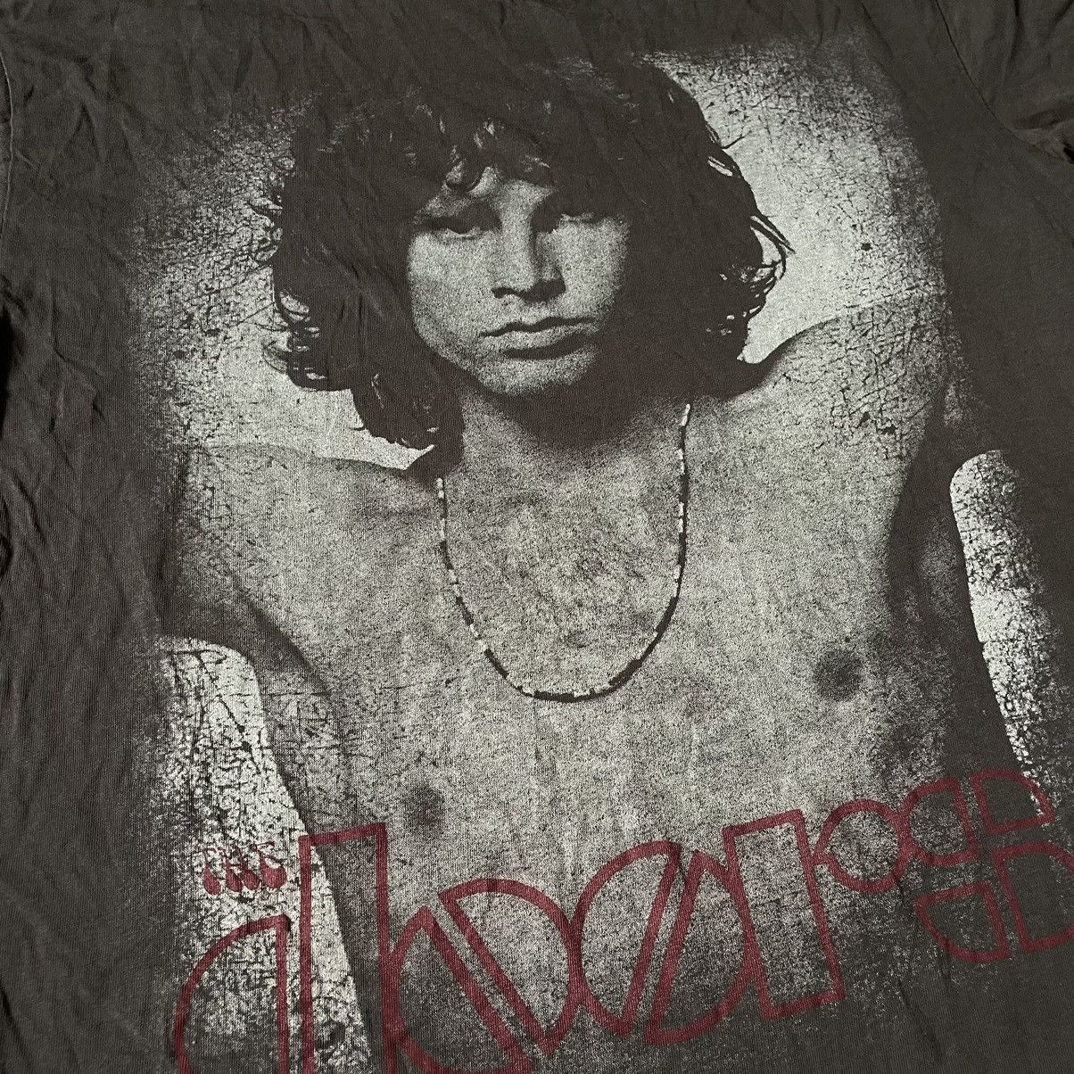 Vintage Vintage Y2K The Doors Band Graphic Tee Faded Black Opium M Size US M / EU 48-50 / 2 - 7 Thumbnail
