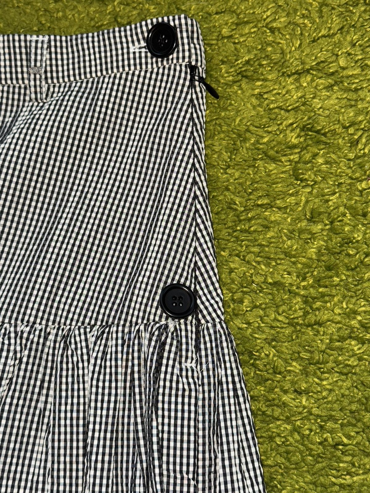 Max Mara × Sportmax × Weekend Max Mara Max Mara Sportmax checkered wide balloon maxi skirt Size 34" / US 12 / IT 48 - 5 Thumbnail