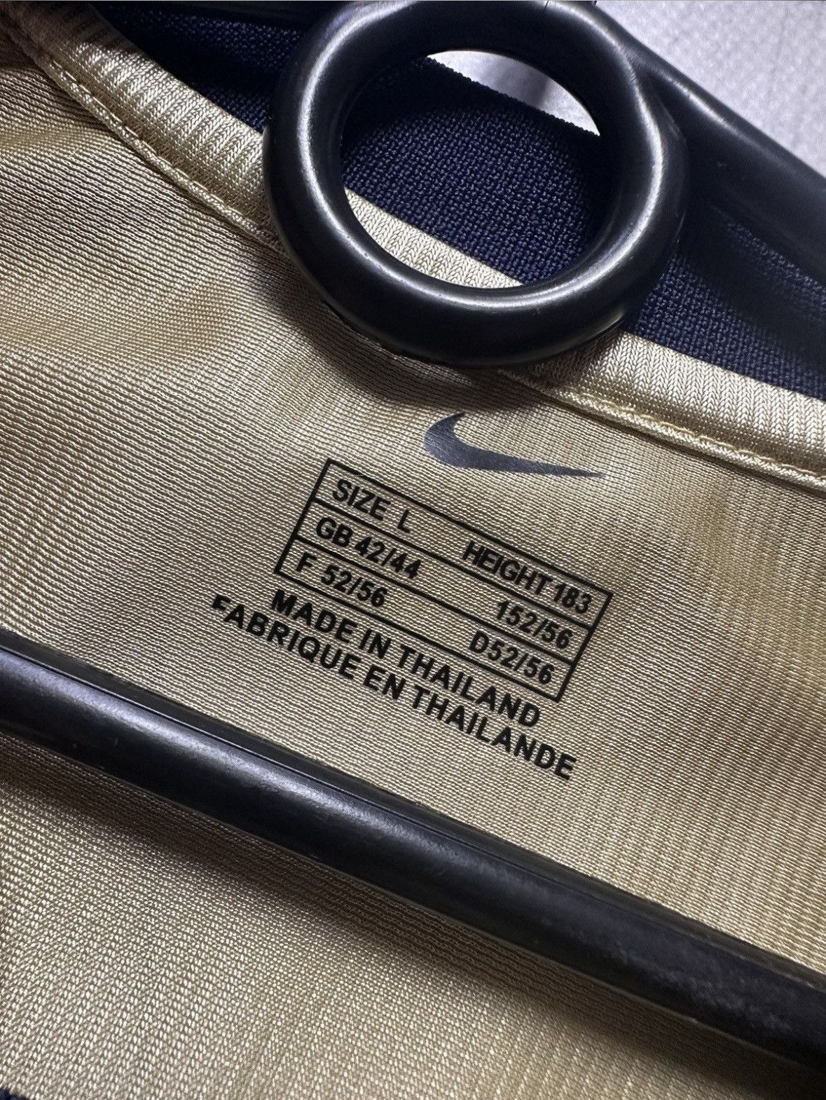 Nike × Vintage Vintage Arsenal soccer jersey Nike Gold women's L rare Size L / US 10 / IT 46 - 9 Thumbnail