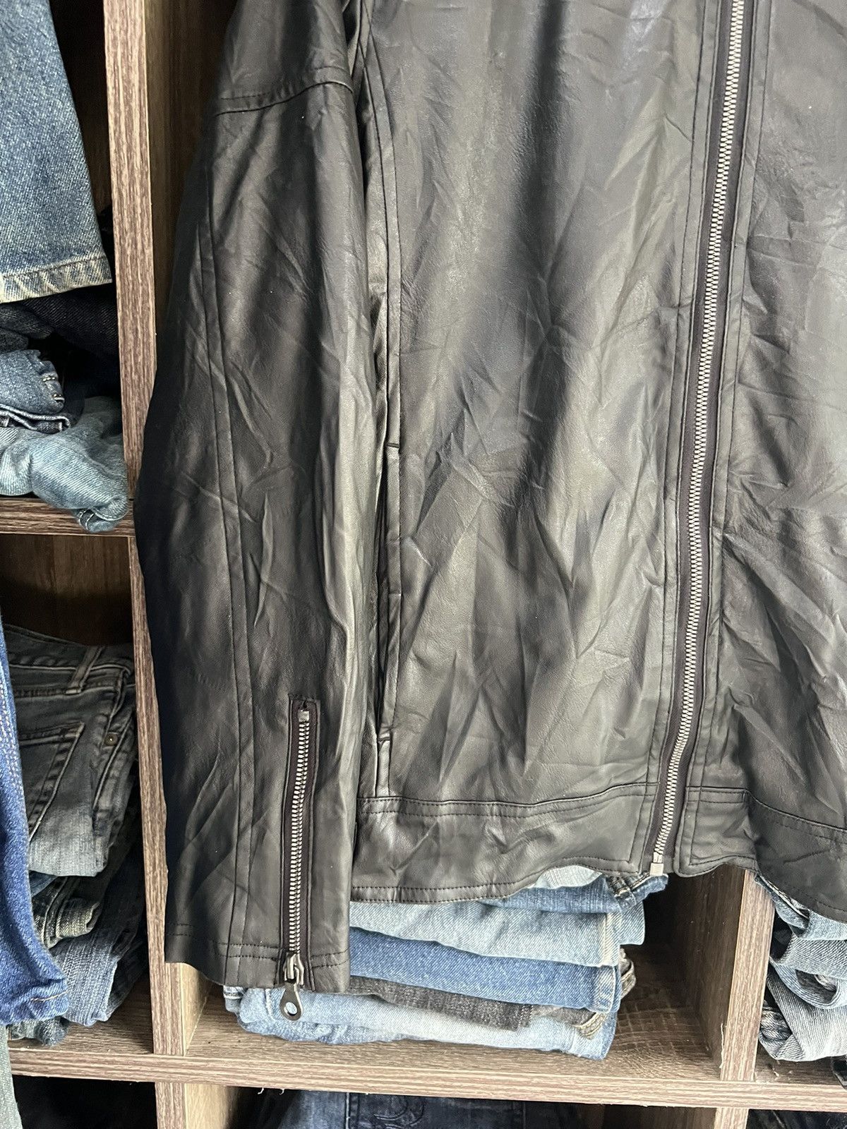 In The Attic 🔥In The Attic Synthetic Leather Jacket Size US S / EU 44-46 / 1 - 6 Thumbnail