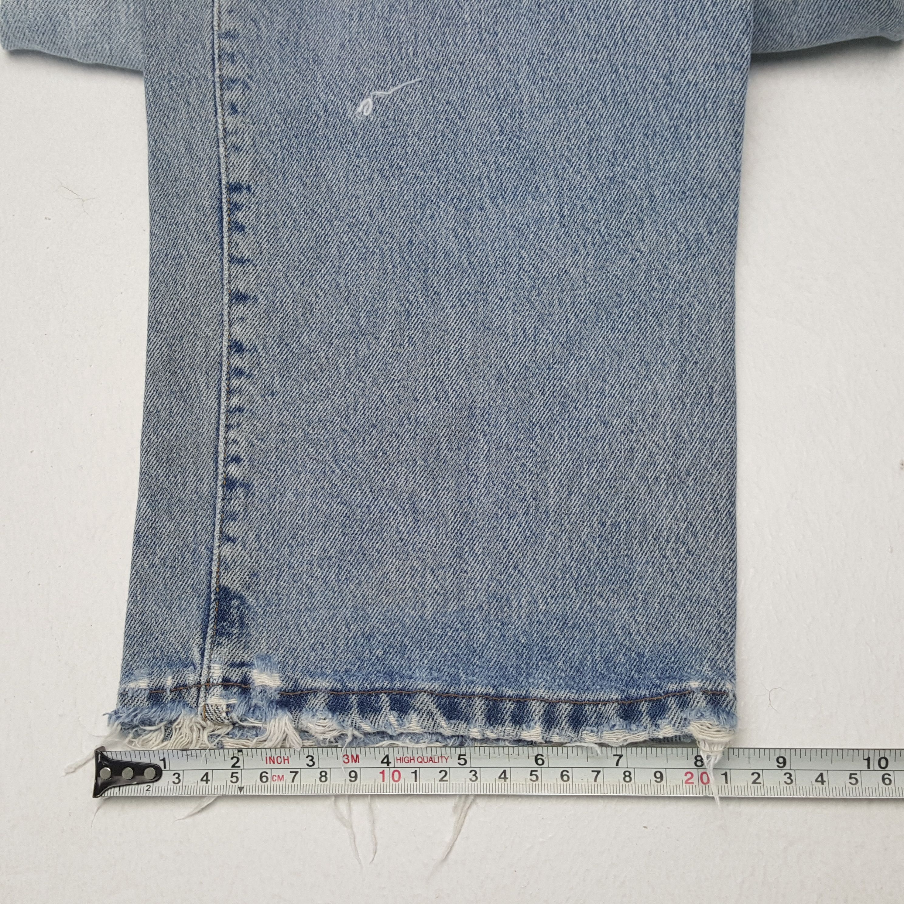 RRL Ralph Lauren × Ralph Lauren × Vintage RRL RALPH LAUREN Fashion Rock Style Distressed Jeans Size US 34 / EU 50 - 11 Thumbnail