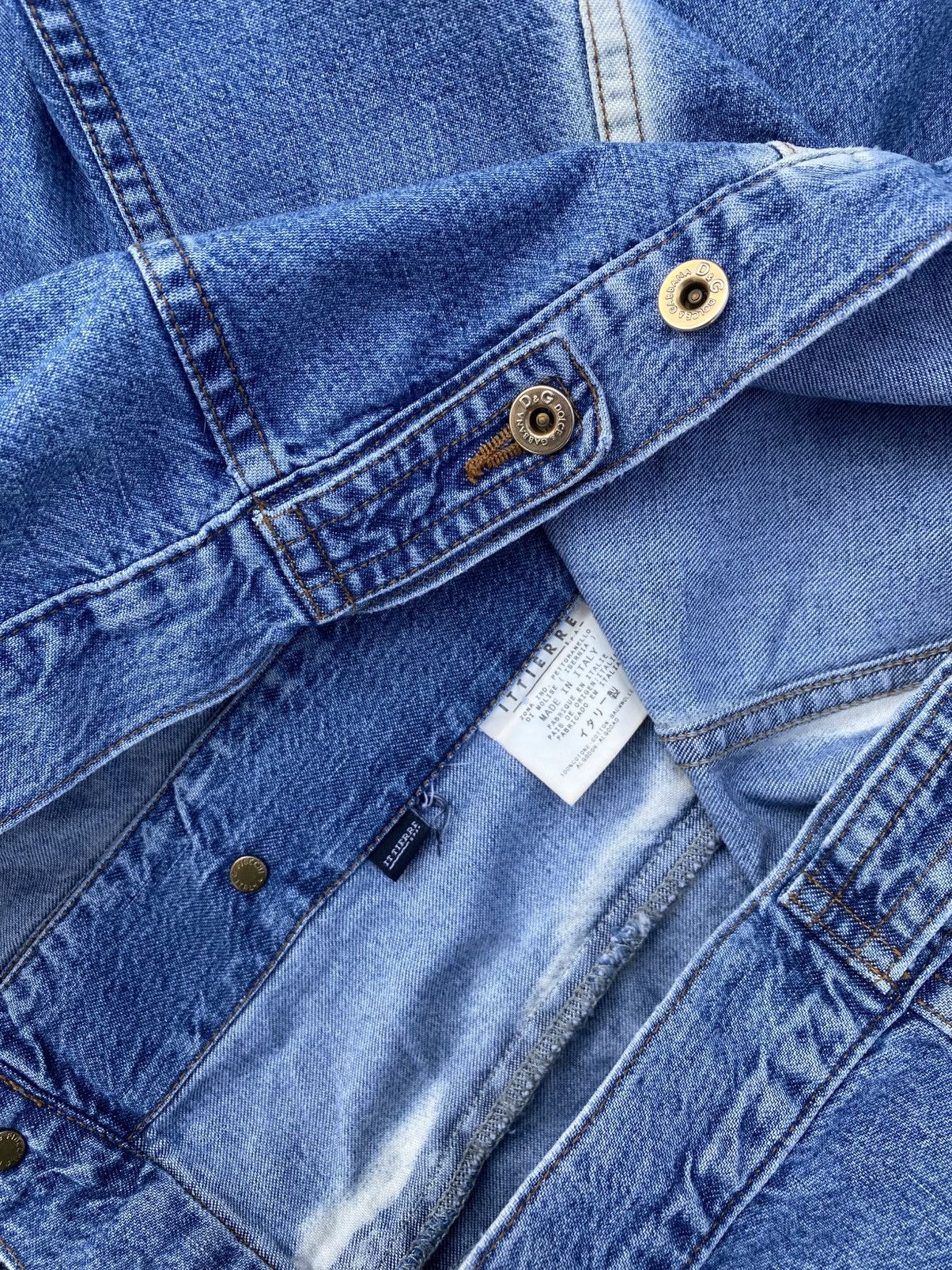 Dolce & Gabbana Dolce Gabbana Vintage Jeans Jacket Y2k Luxuary Size XS / US 0-2 / IT 36-38 - 5 Thumbnail