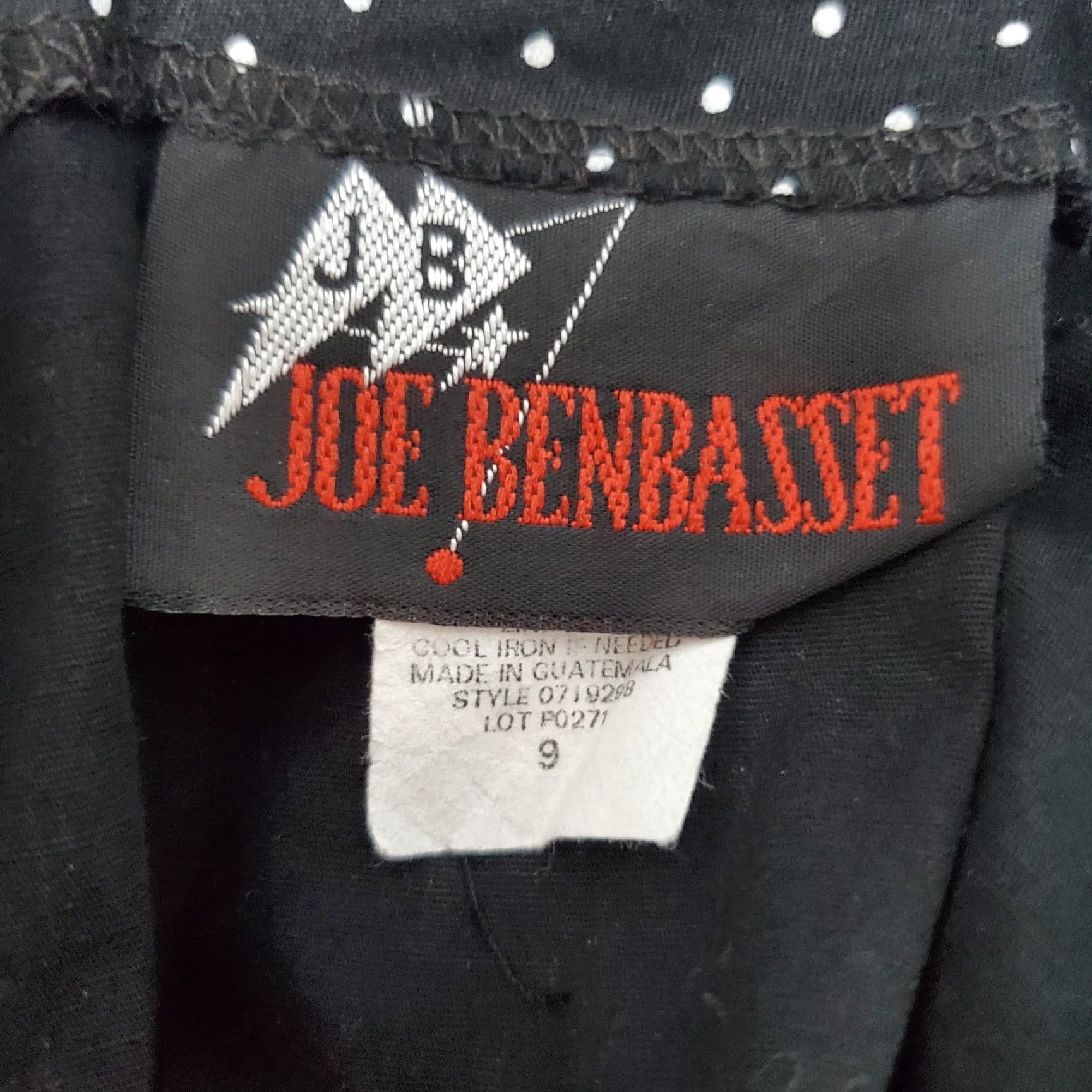 Etro VINTAGE Joe Benbasset Skirt Women A-Line Short 9 Black White Polka Dot Flower Applique Retro Size 30" / US 8 / IT 44 - 3 Thumbnail