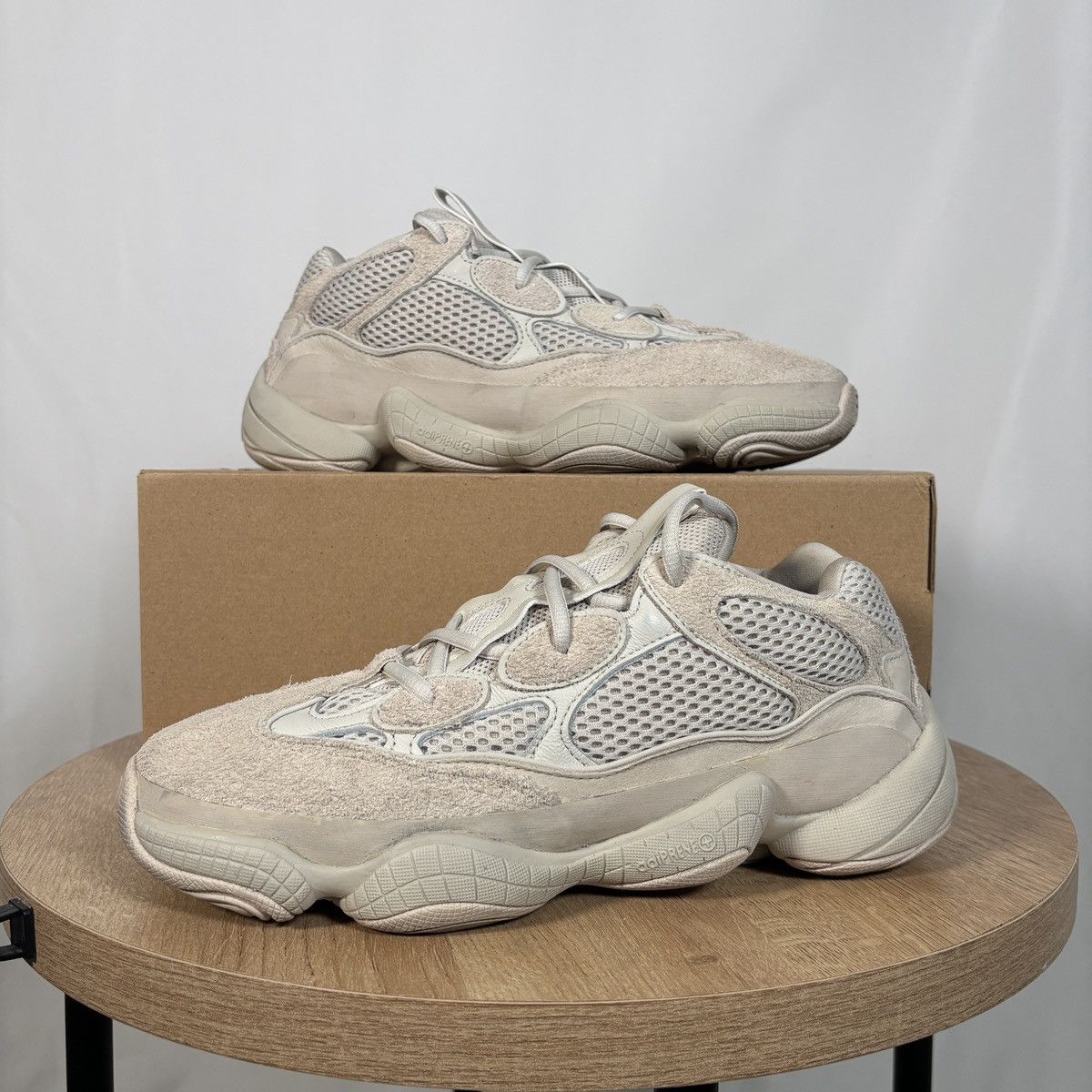 Adidas × Kanye West Adidas Yeezy 500 Blush Used 9.5M Size US 9.5 / EU 42-43 - 1 Thumbnail