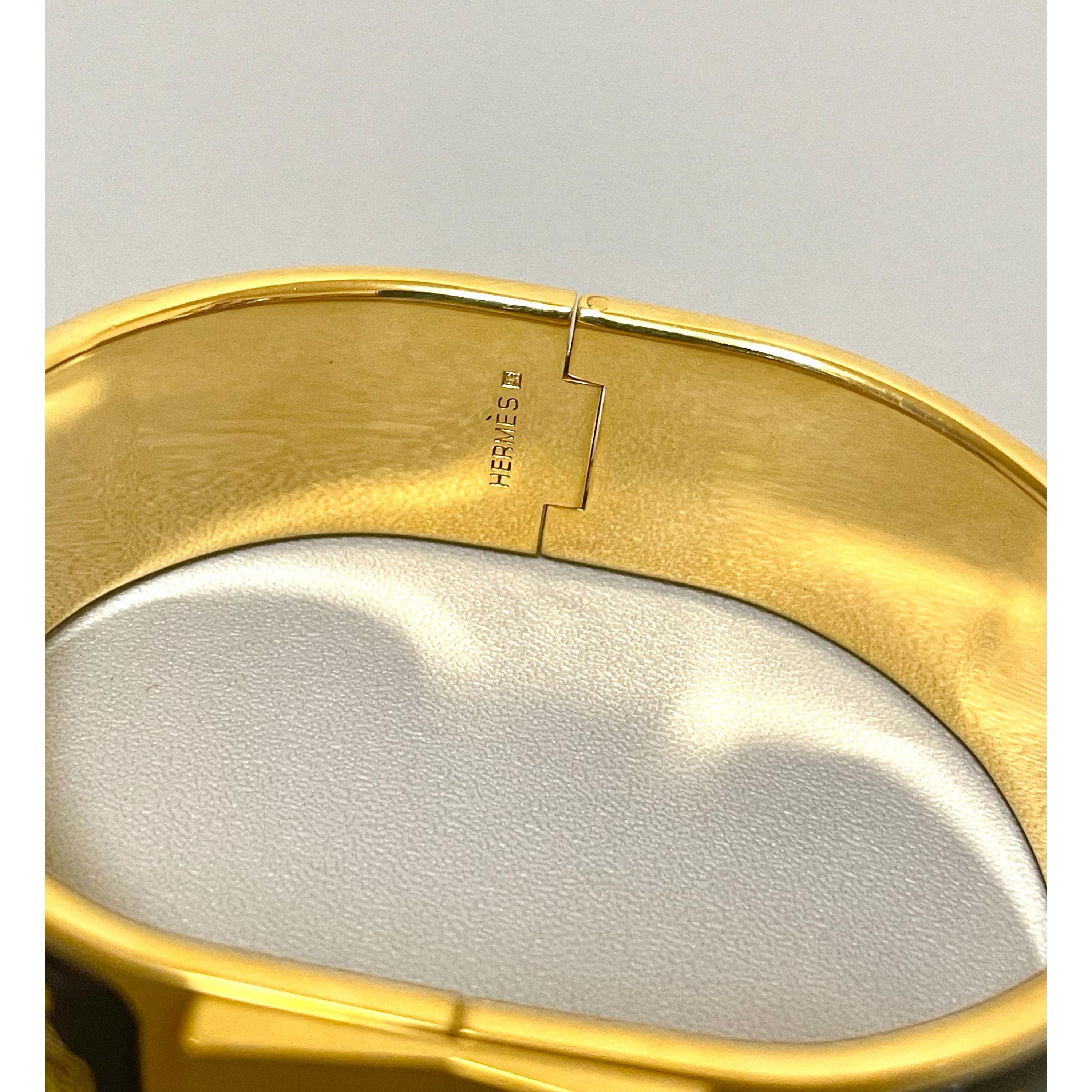 Hermes Vintage Hermes cloisonne enamel bangle, black perfume bottle Size ONE SIZE - 6 Thumbnail