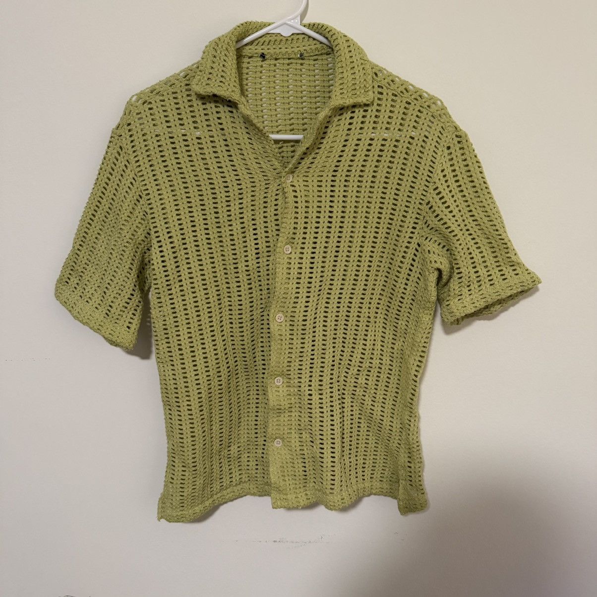Zara Crochet Green shirt Size US S / EU 44-46 / 1 - 1 Thumbnail