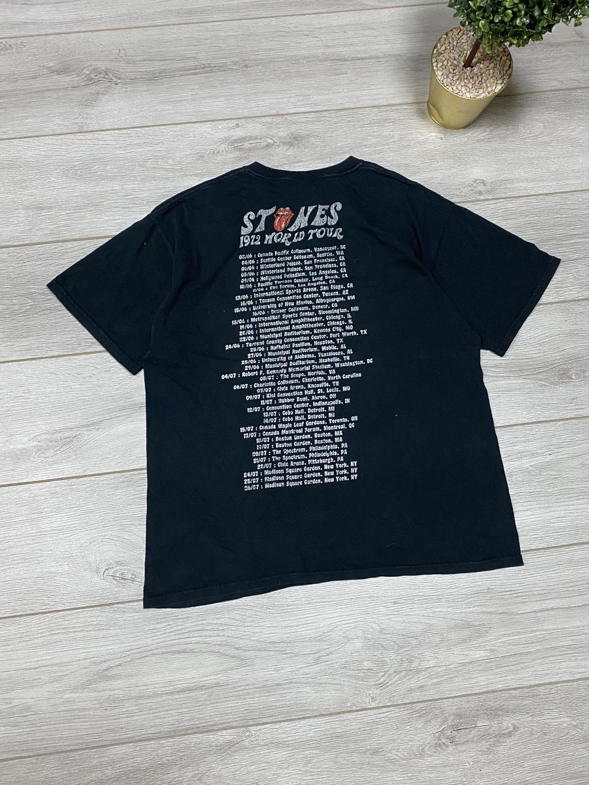 The Rolling Stones The Rolling Stones 2010 vintage big print tour t-shirt Size US L / EU 52-54 / 3 - 2 Thumbnail