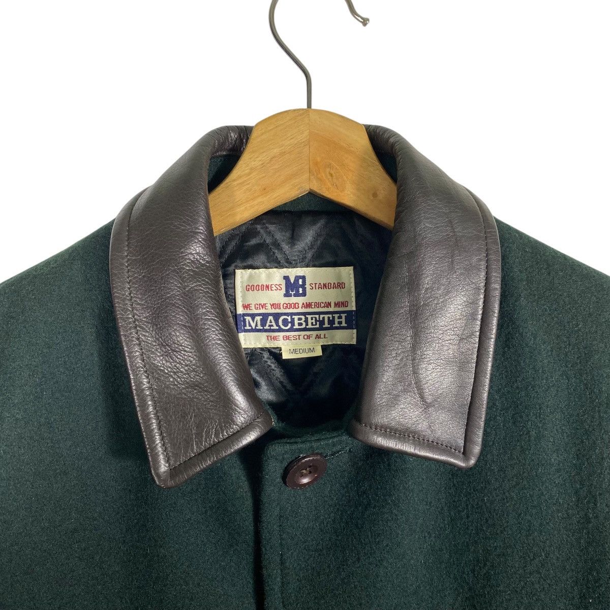 Macbeth Vintage Macbeth Leather Collar Button Jacket M Size Size US M / EU 48-50 / 2 - 5 Thumbnail