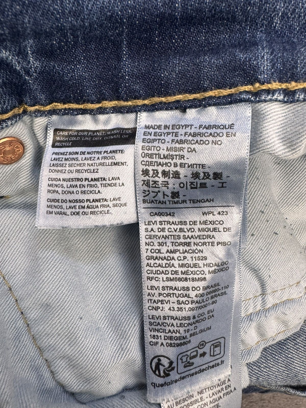 Levi's Levi’s Premium Men Jeans Light Blue Size 38 Size US 38 / EU 54 - 8 Thumbnail