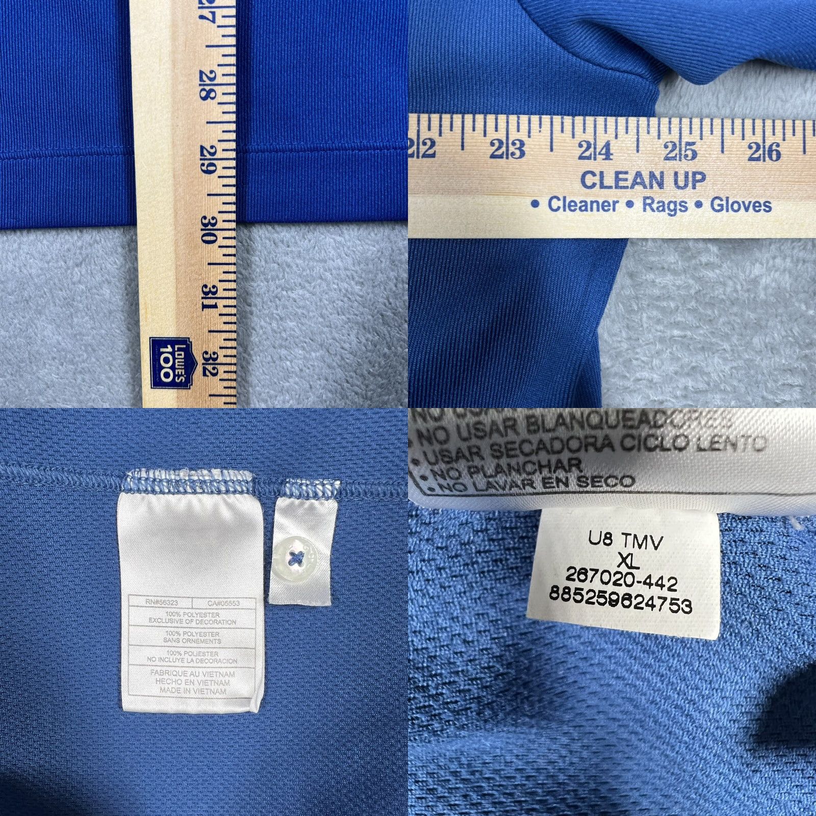 Nike Nike Golf Polo Shirt Mens XL Blue Dri-Fit Short Sleeve Size US XL / EU 56 / 4 - 9 Thumbnail