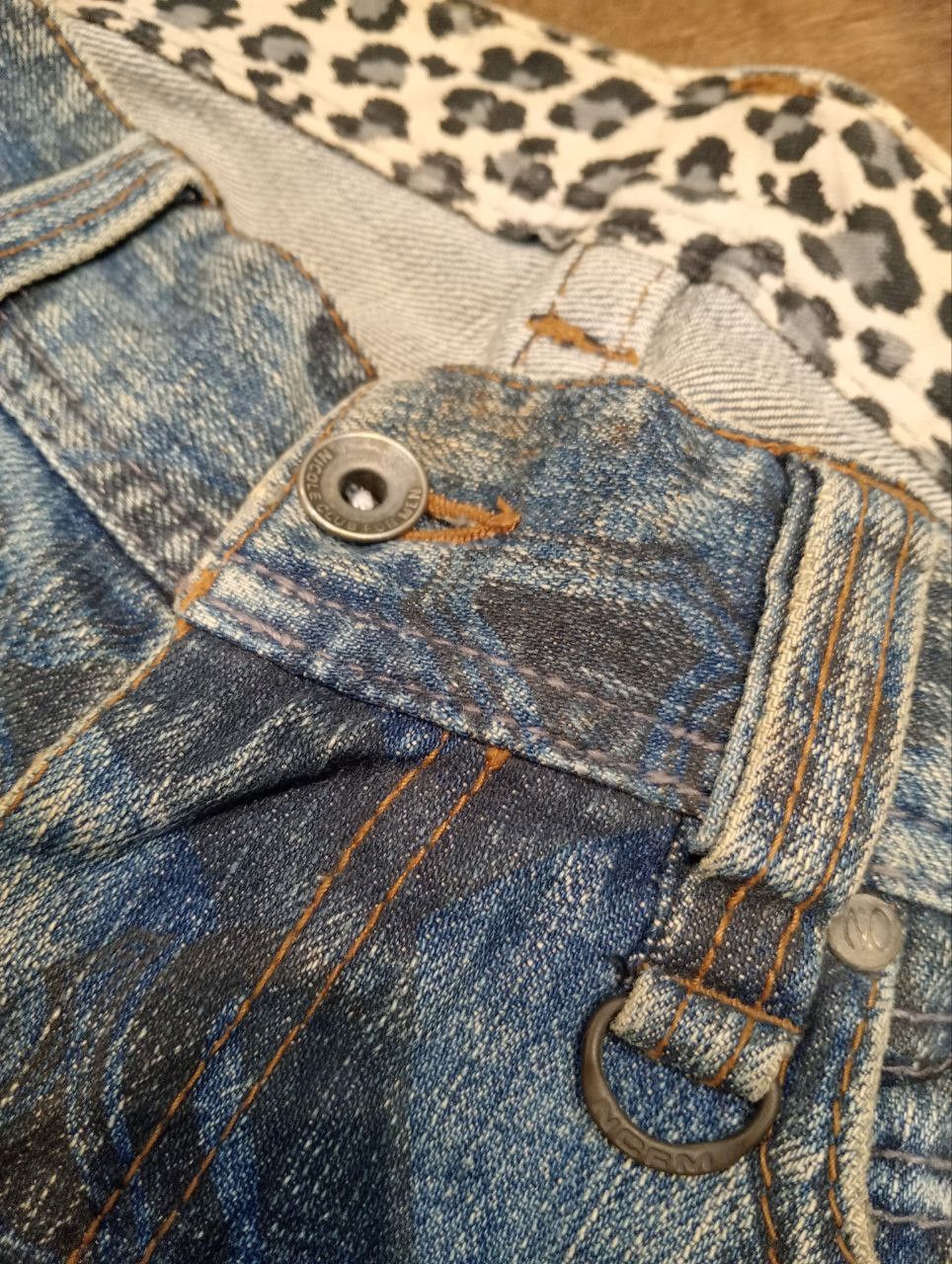 Nicole Club JAPANESE NICOLE CLUB FOR MEN PAISLEY JEANS Size US 33 - 5 Thumbnail