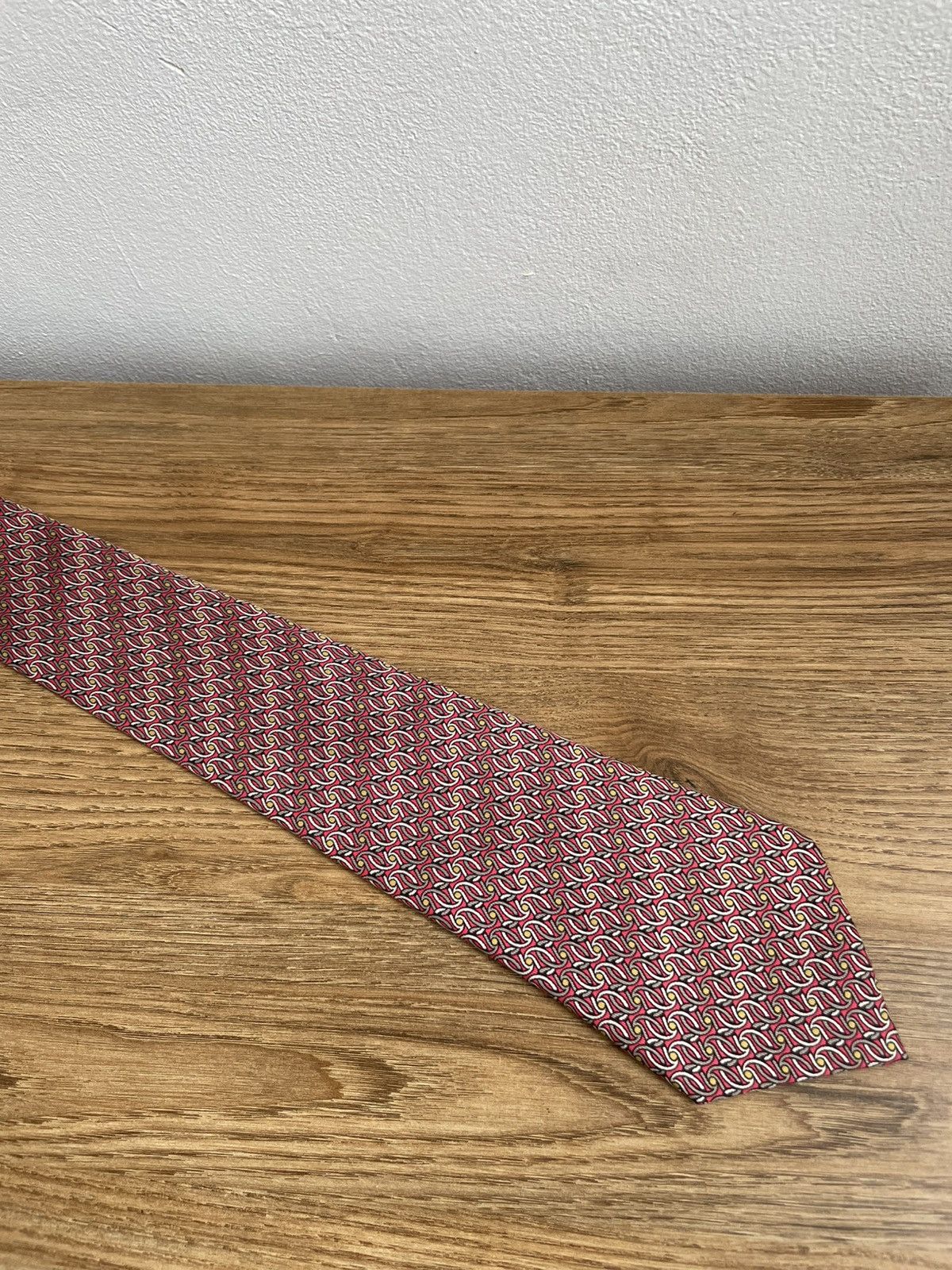 Hermes Hermes Paris Vintage 90s 100% Silk Tie Made France 7454 HA Size ONE SIZE - 15 Thumbnail