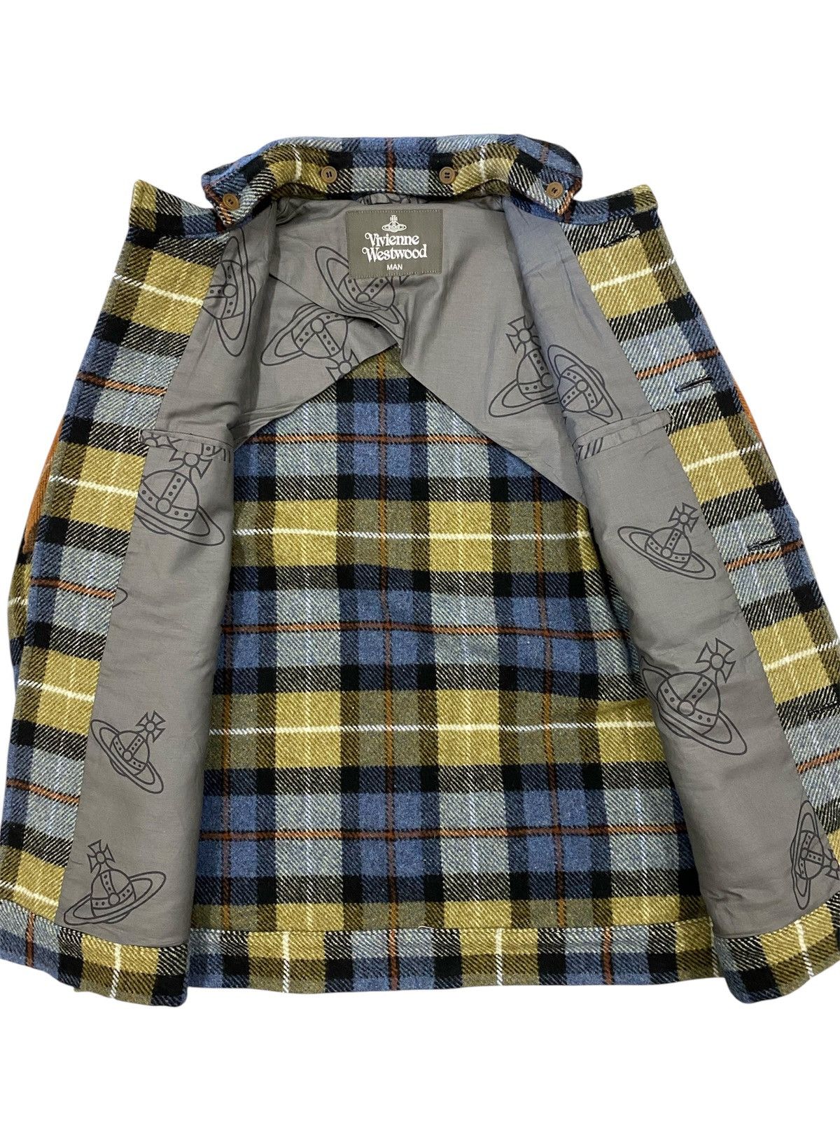 Vivienne Westwood Vivienne Westwood Man Plaid Wool Jacket Orb Lining Size US M / EU 48-50 / 2 - 4 Thumbnail