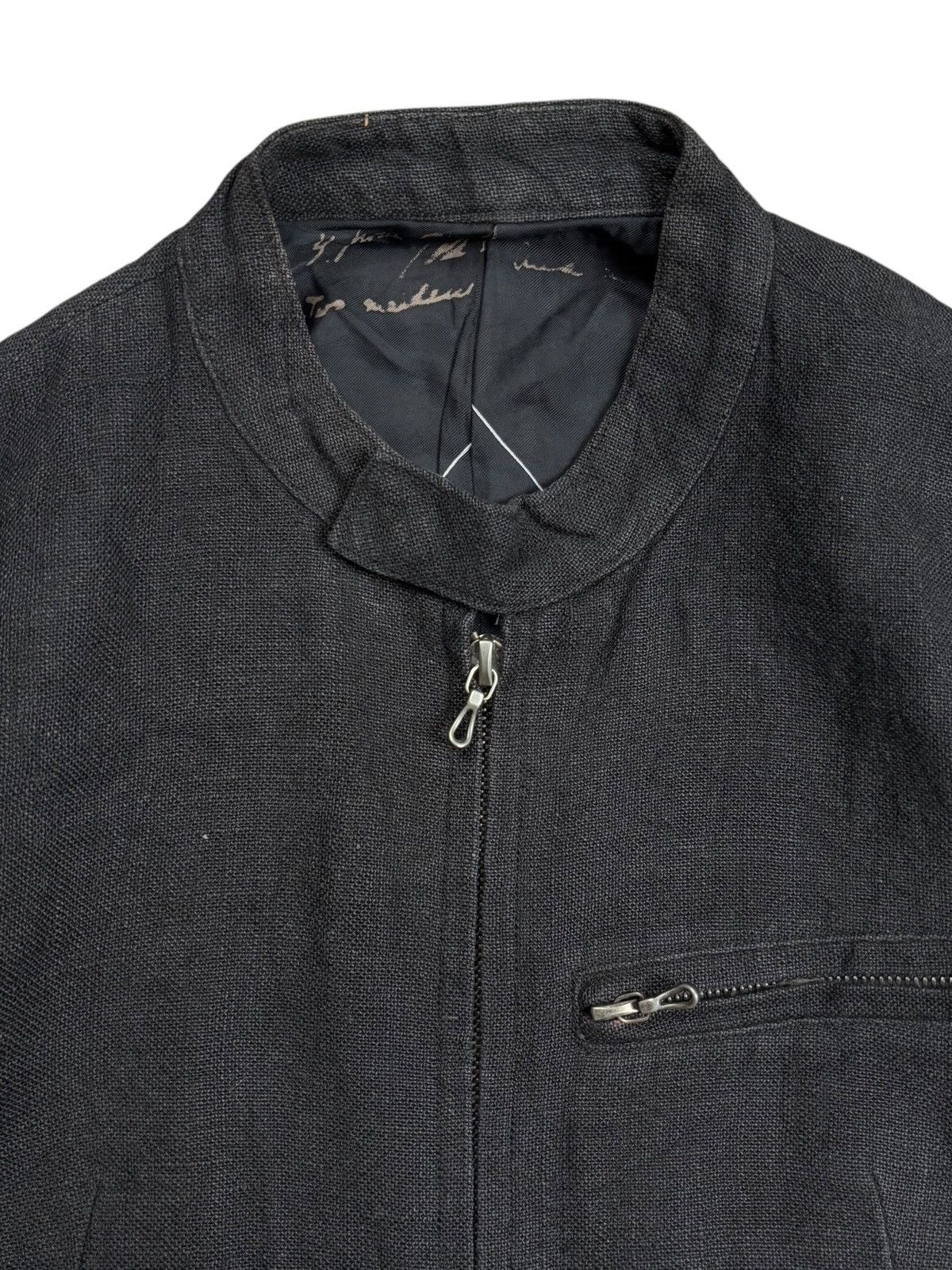 Kazuyuki Kumagai Attachment Archive Kayuzuki Kumagai - Riri Zips Canvas Rider Jacket Size US M / EU 48-50 / 2 - 6 Thumbnail