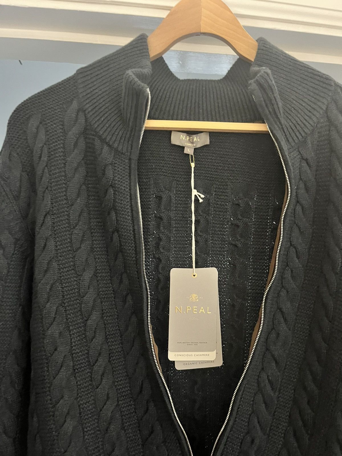 N.Peal N peal indigo blue richmond cardigan size large Size US L / EU 52-54 / 3 - 2 Thumbnail