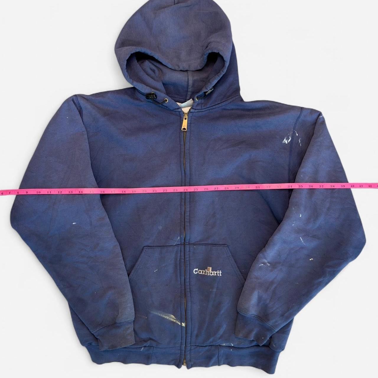 Carhartt Carhartt Men's navy blue Hoodies Size US 27 - 4 Thumbnail
