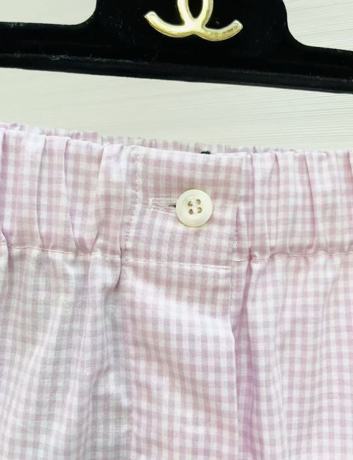 Prada Prada Pink Plaid Women's Shorts J33 Size 25" / US 0 / IT 36 - 4 Thumbnail