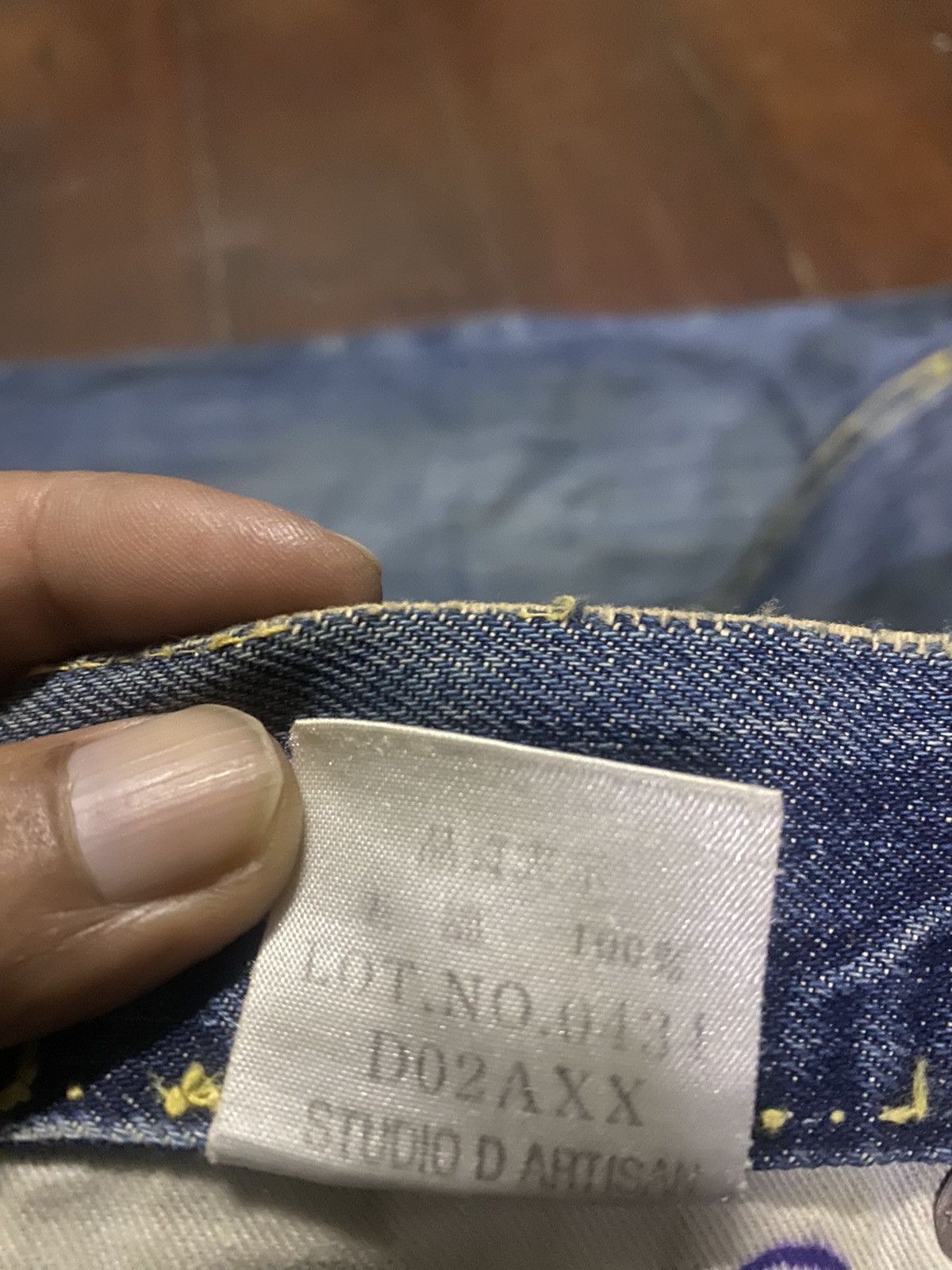 Japanese Brand × Studio D'Artisan × Vintage FIRE 🔥 vintage Studio D’Artisan DO2AXX Selvedge Denim Size US 32 / EU 48 - 22 Thumbnail