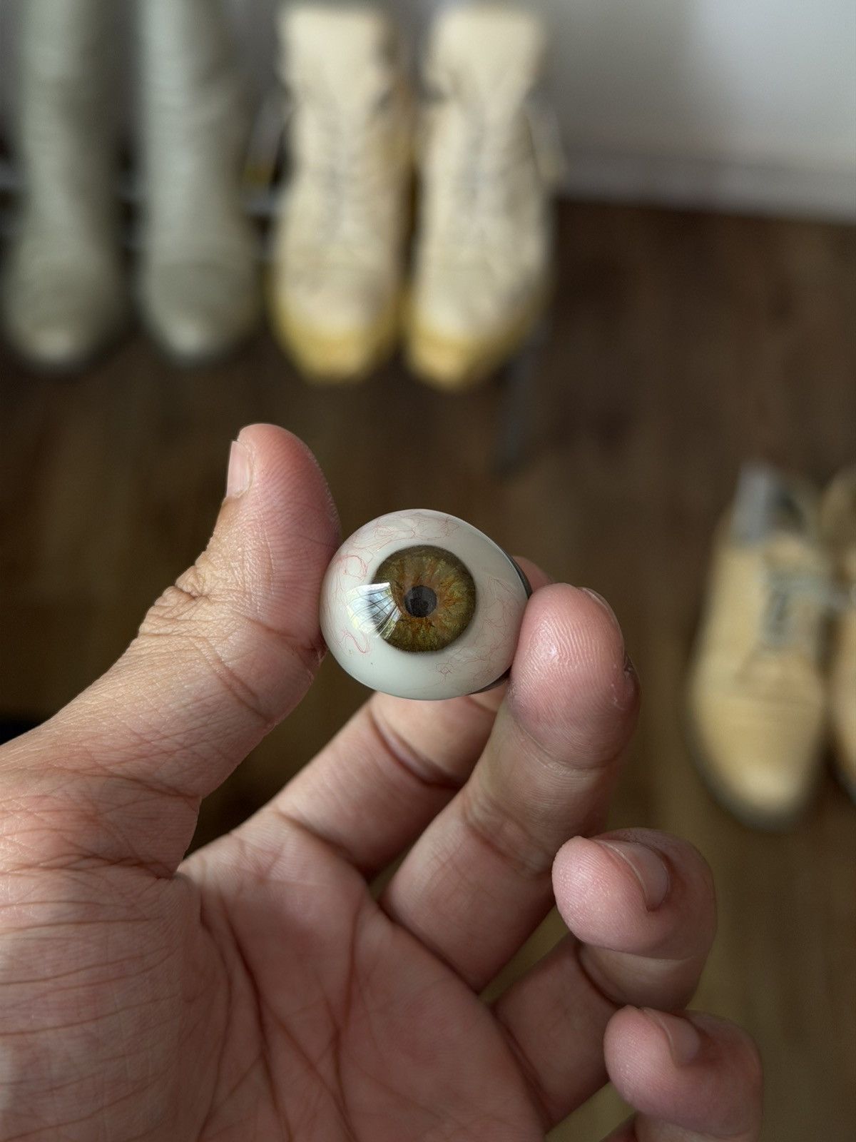 Carol Christian Poell Carol Christian Poell Prosthetic Eye Ring MM/2144 Size 42 - 4 Thumbnail