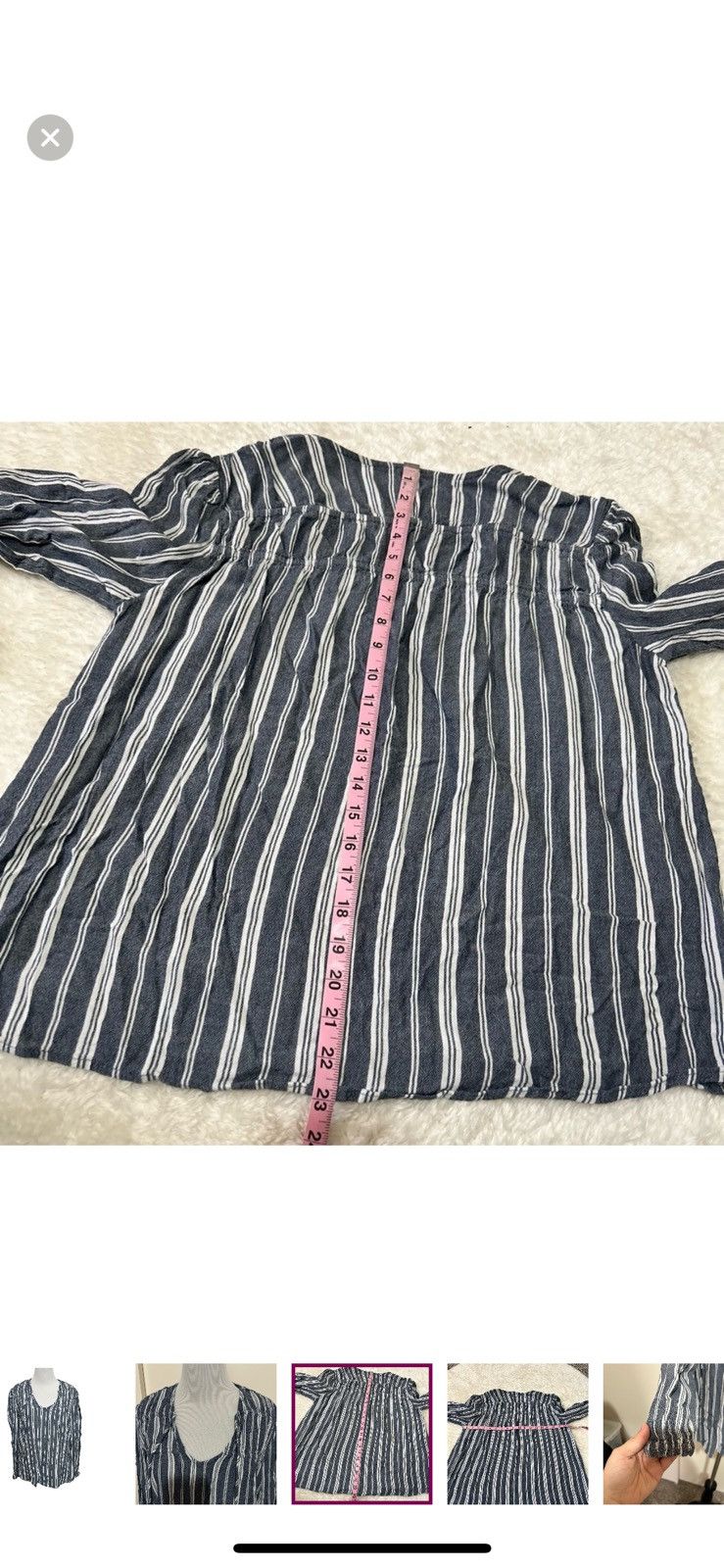 Old Navy Old navy medium striped boho peasant top Size M / US 6-8 / IT 42-44 - 5 Thumbnail