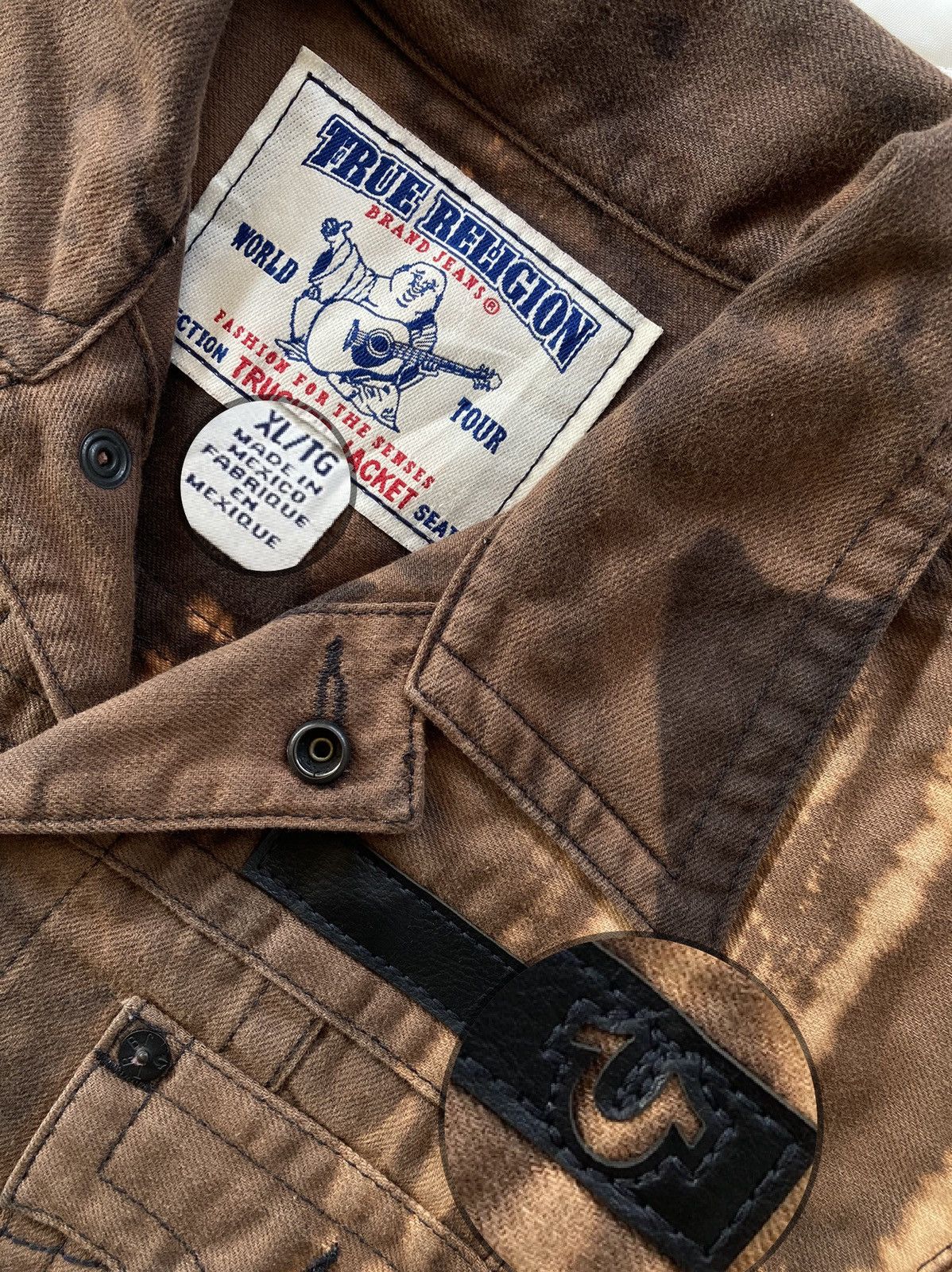 True Religion True Religion Denim Trucker Jacket Size US XL / EU 56 / 4 - 10 Thumbnail