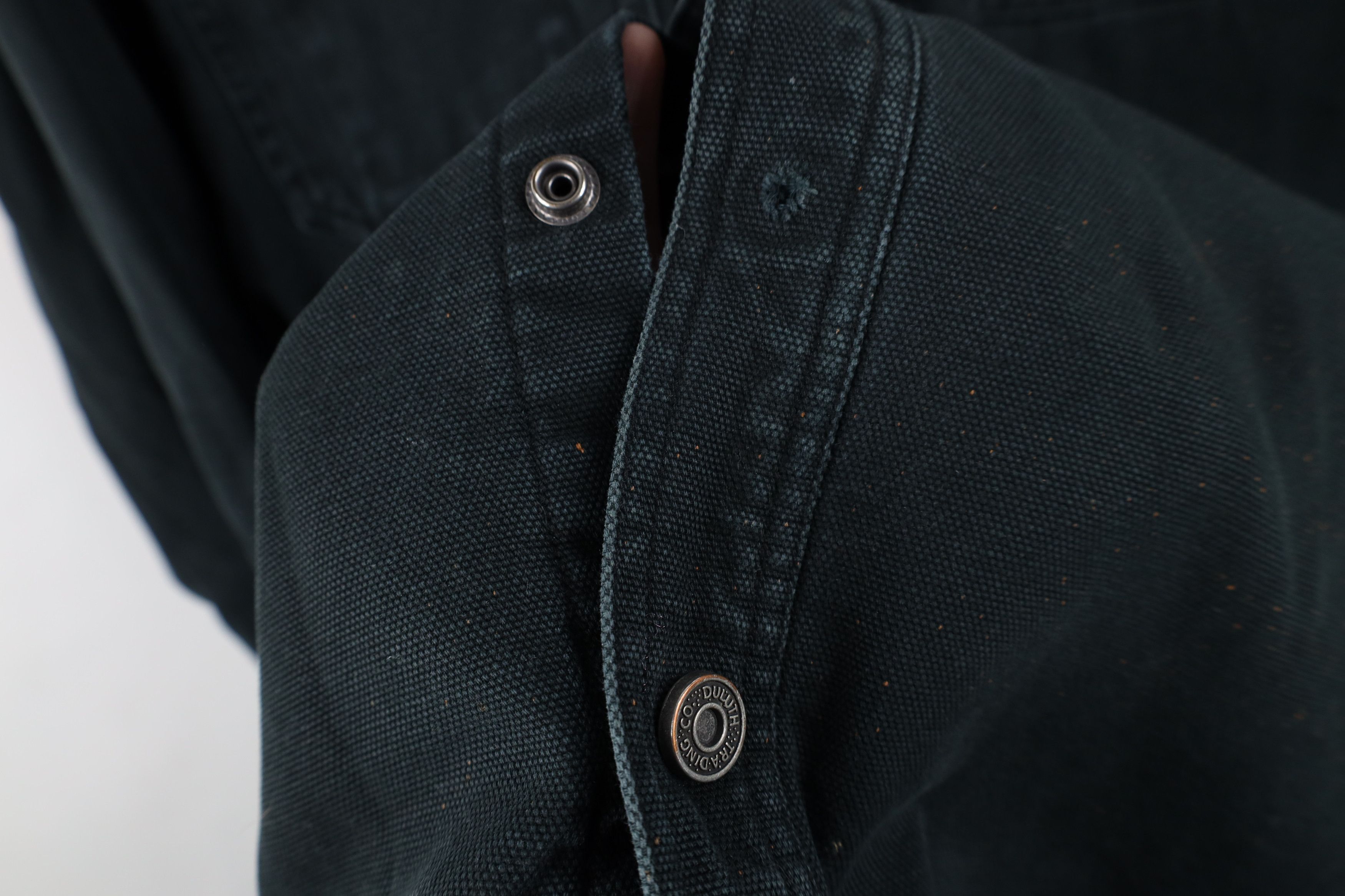 Duluth Trading Company Duluth Trading Co Fleece Lined Canvas Shirt Jacket Black Size US L / EU 52-54 / 3 - 6 Thumbnail