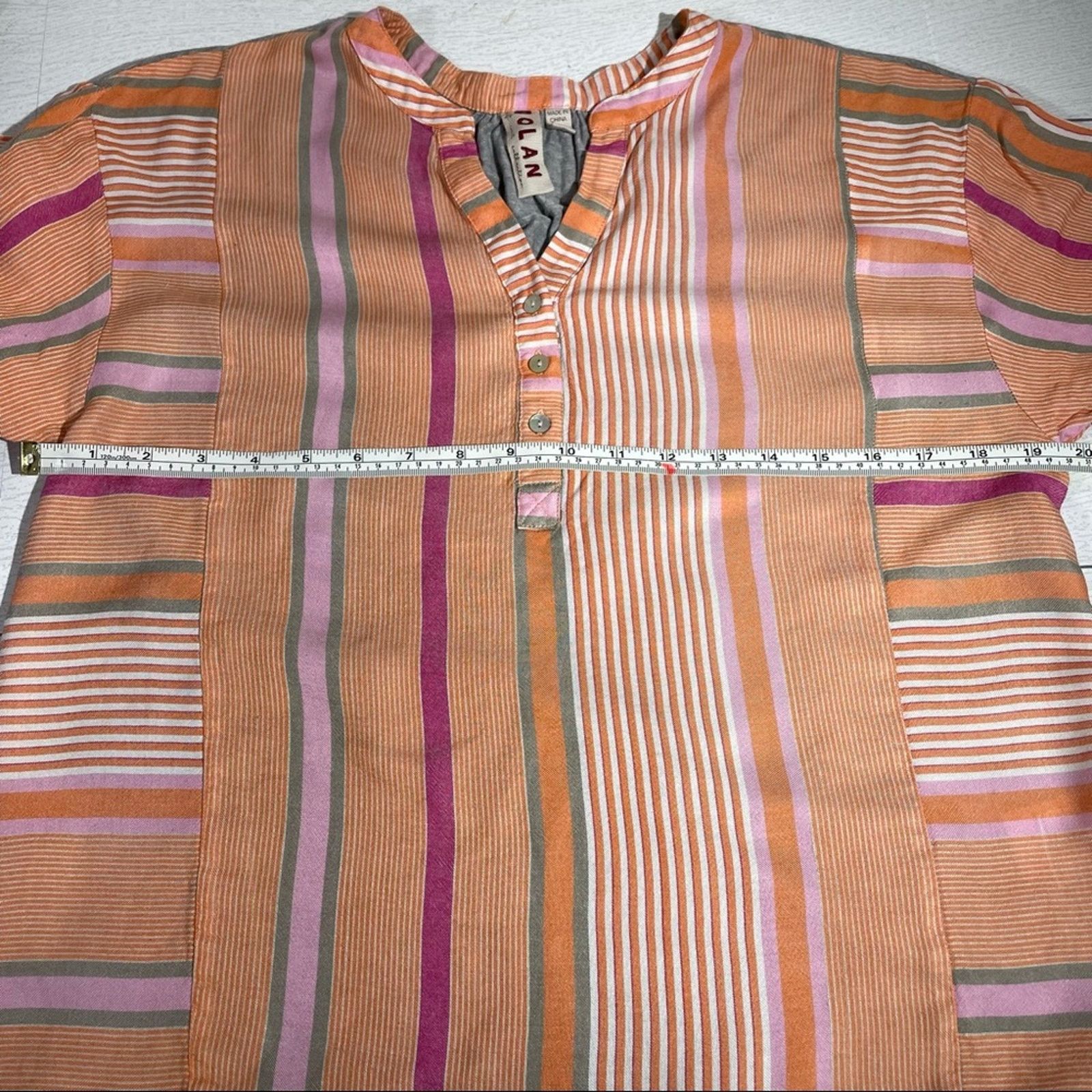 Other DOLAN Hi-Lo Striped Linen Blend Top Small Size S / US 4 / IT 40 - 5 Thumbnail