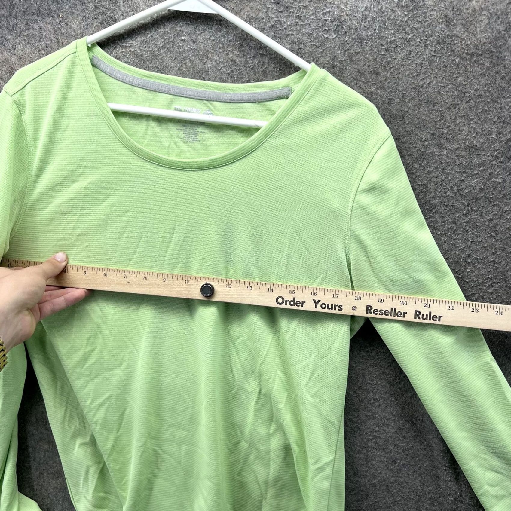 Vintage Reel Legend Freeline Shirt Men L Green Long Sleeve Hiking Activewear Outdoor Crew Neck Lightweight Size US L / EU 52-54 / 3 - 5 Thumbnail