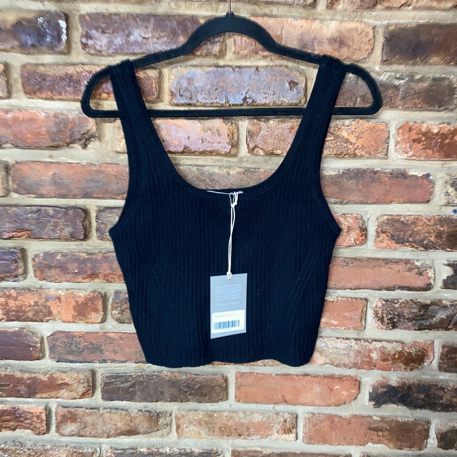 Everlane NWT Everlane Black The Cropped Crop Sweater Tank Medium Size M / US 6-8 / IT 42-44 - 2 Thumbnail