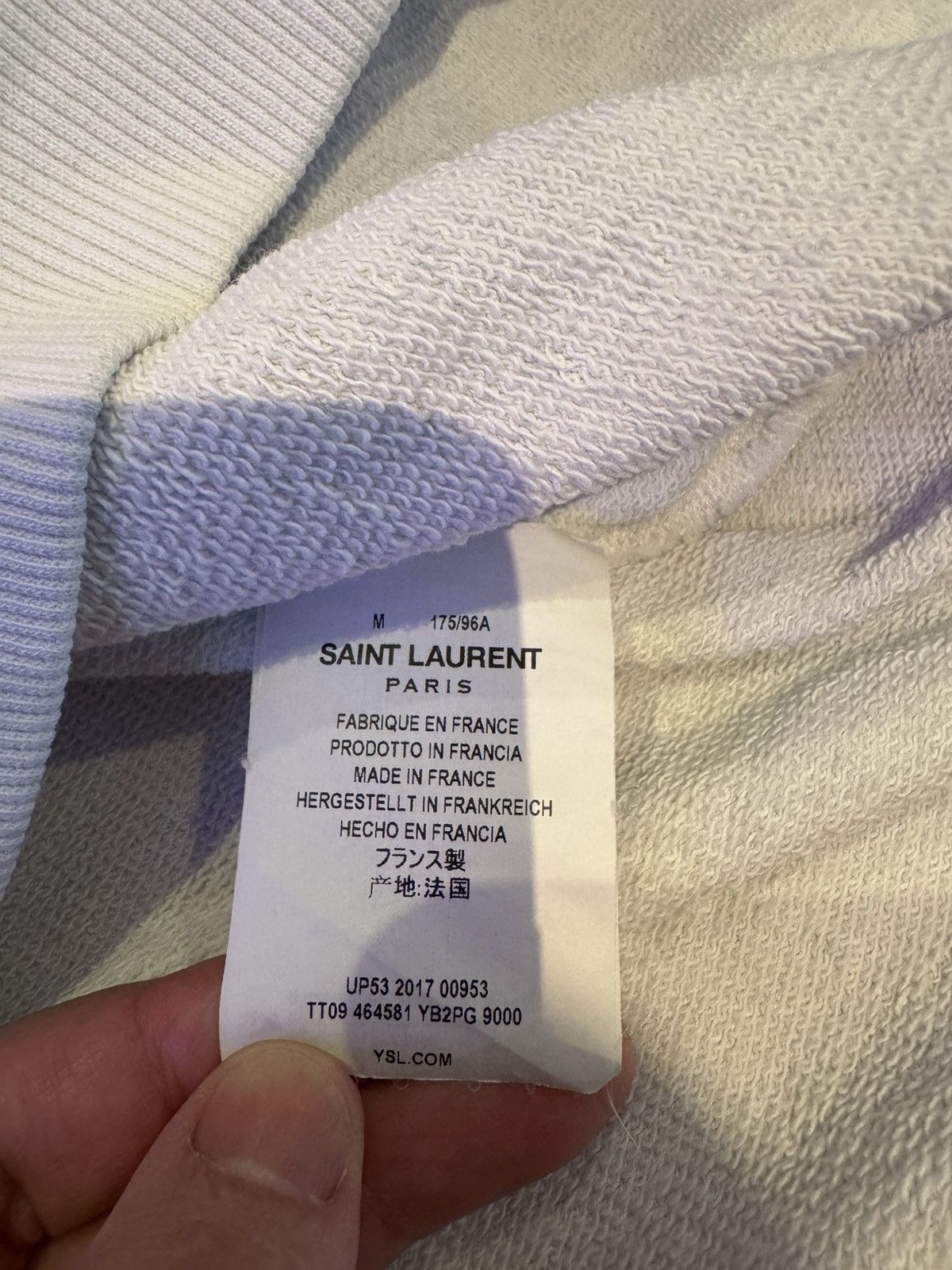 Saint Laurent Paris Saint Laurent Paris Hoodie M SLP Size US M / EU 48-50 / 2 - 6 Thumbnail
