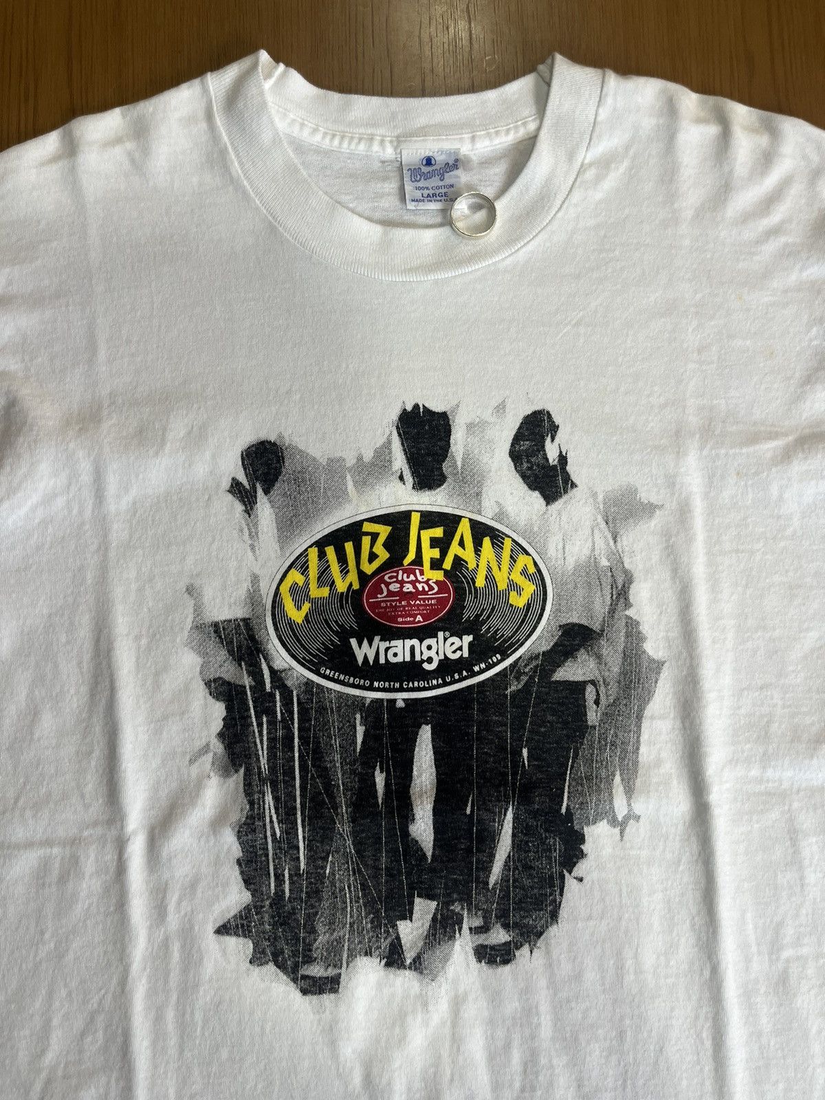 Wrangler Vintage Wrangler CLUB JEANS Blue Bell 90’s Tshirt Size US L / EU 52-54 / 3 - 5 Thumbnail