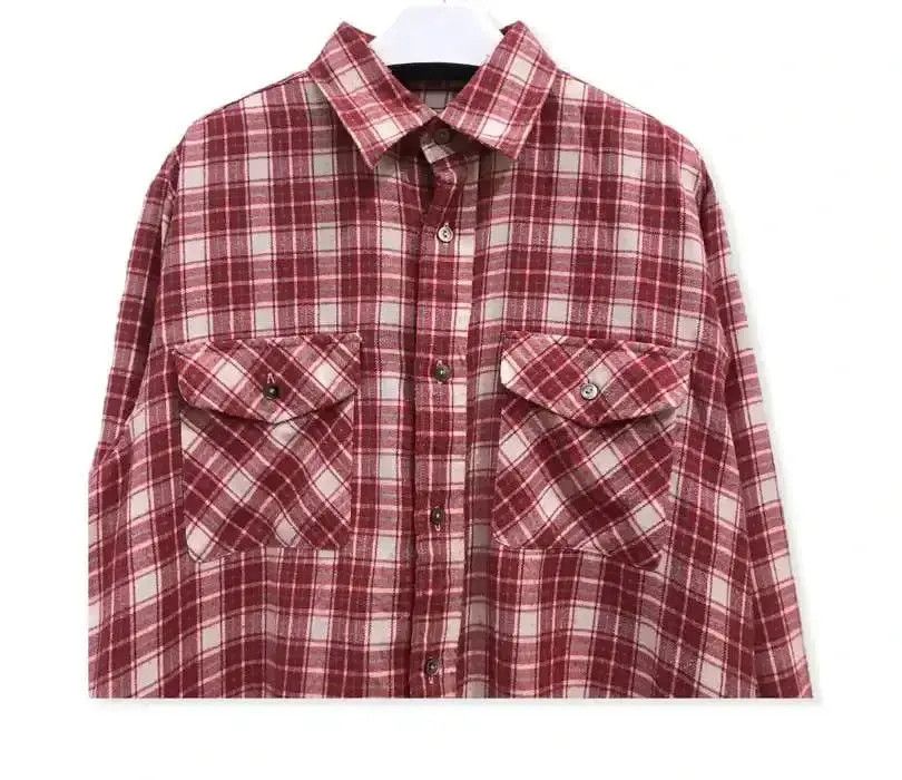 Dunlop Vintage Dunlop Plaid Tartan Flannel Shirt Size US L / EU 52-54 / 3 - 3 Thumbnail