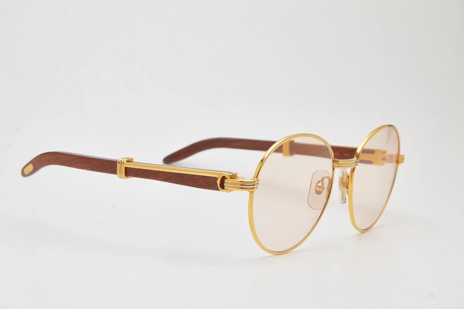 Cartier Sunglasses Cartier Bagatelle Bubinga Wood Size ONE SIZE - 22 Thumbnail