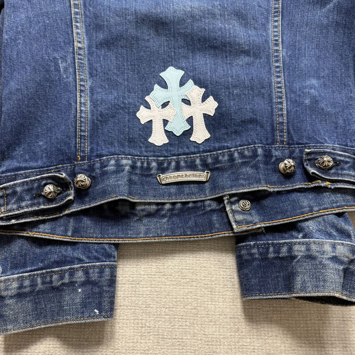 Chrome Hearts Chrome Hearts Levi’s Cross Patches Denim Shirt Size US S / EU 44-46 / 1 - 7 Thumbnail
