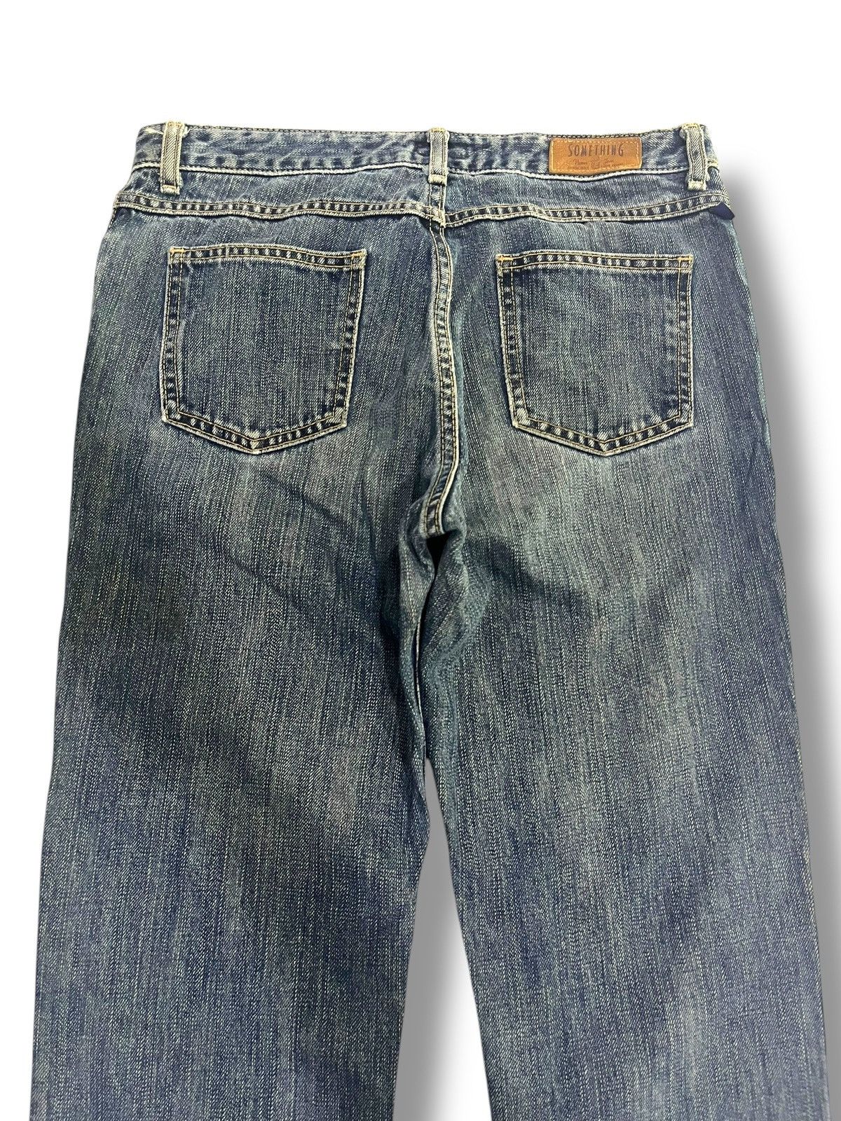 If Six Was Nine × Japanese Brand × Le Grande Bleu (L.G.B.) FLARE💥 Y2K EDWIN WASHED BLUE DENIM Size 31" - 8 Thumbnail