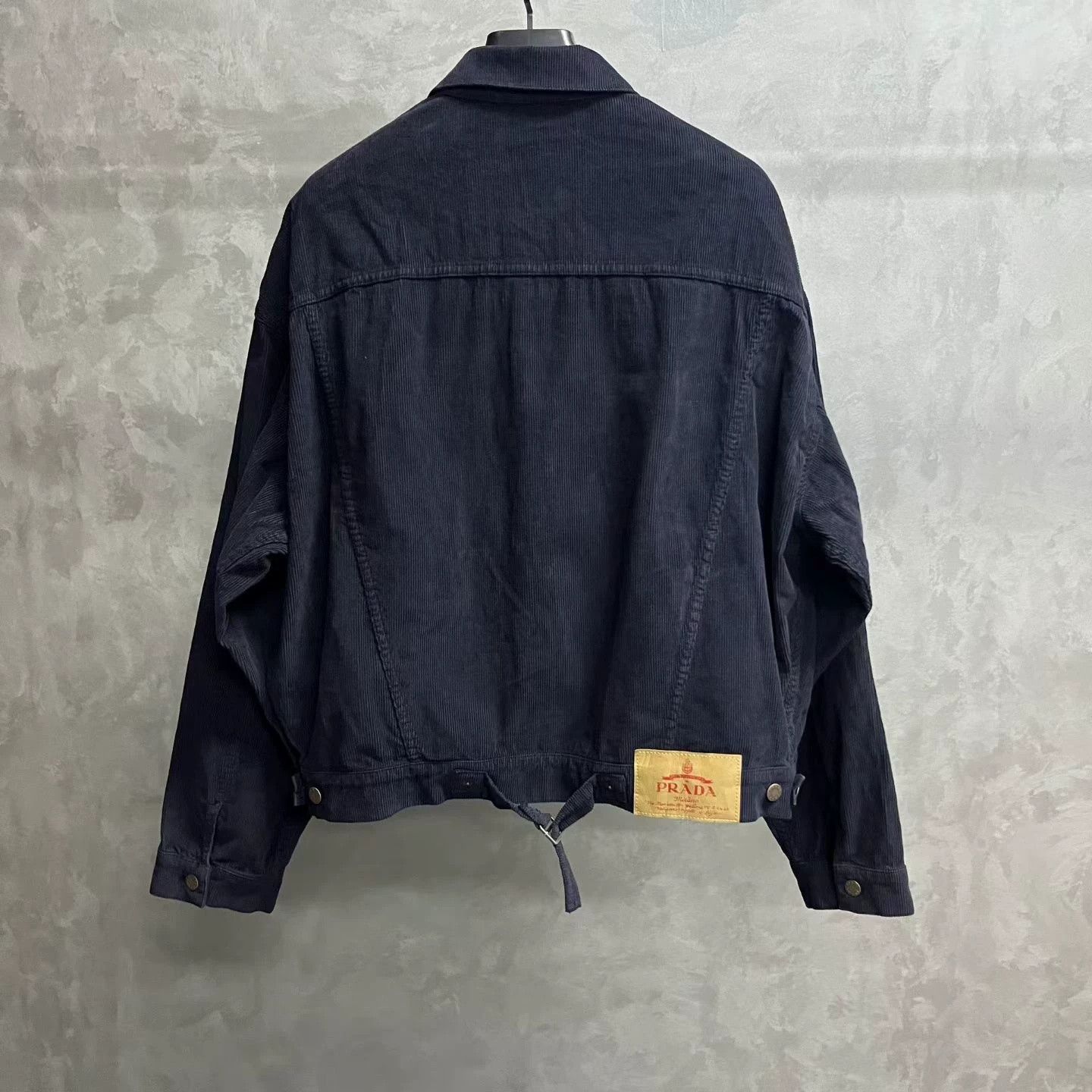 Prada Prada Dark Blue Washed Vintage Jacket Size US L / EU 52-54 / 3 - 6 Thumbnail