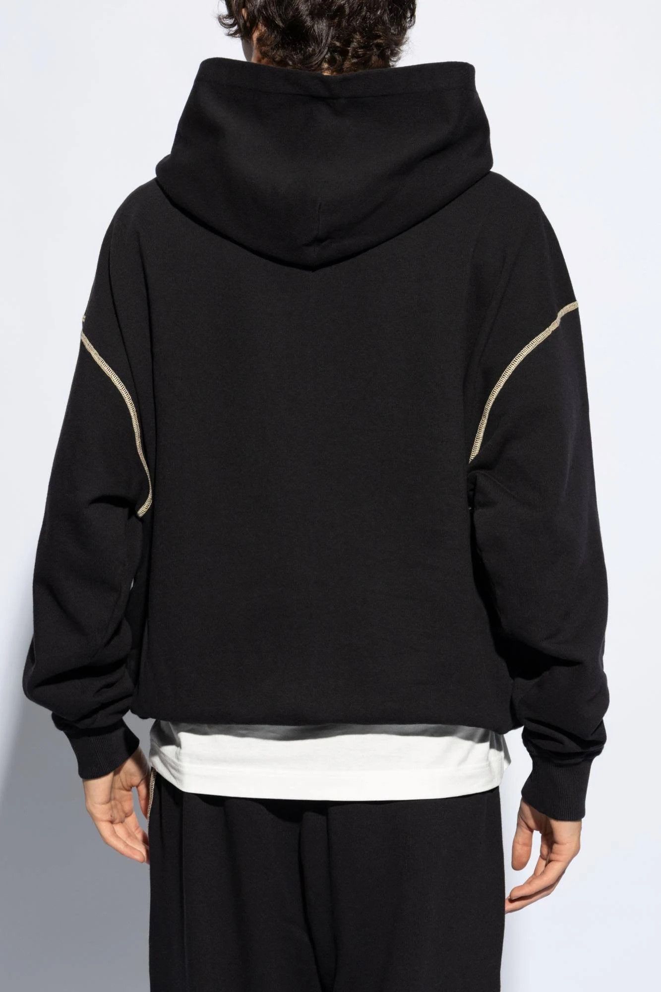 Dolce & Gabbana o1s22i1n0924 Logo Print Hoodie in Black Size US M / EU 48-50 / 2 - 2 Thumbnail