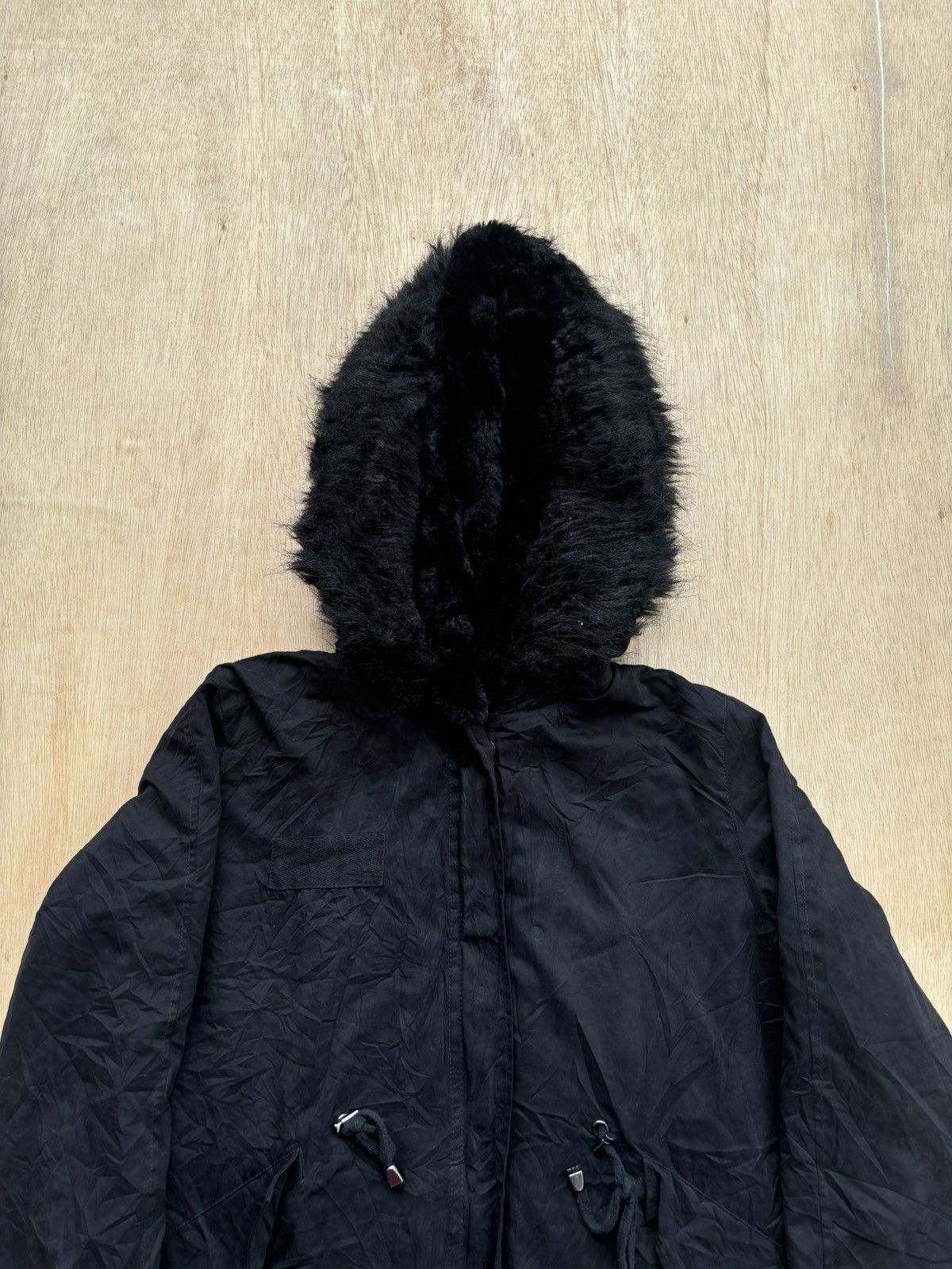 If Six Was Nine × Japanese Brand × Le Grande Bleu (L.G.B.) Fur Jacket Zara Woman Black Ifsixwasnine Lgb Style Size M / US 6-8 / IT 42-44 - 2 Thumbnail