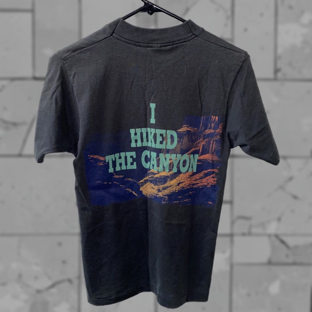 Fruit Of The Loom VINTAGE Fruit of the Loom Mens Black Short Sleeve T-Shirt Sz S USA Made CANYON Shirt Mens S Black T-Shirt Size US S / EU 44-46 / 1 - 1 Thumbnail