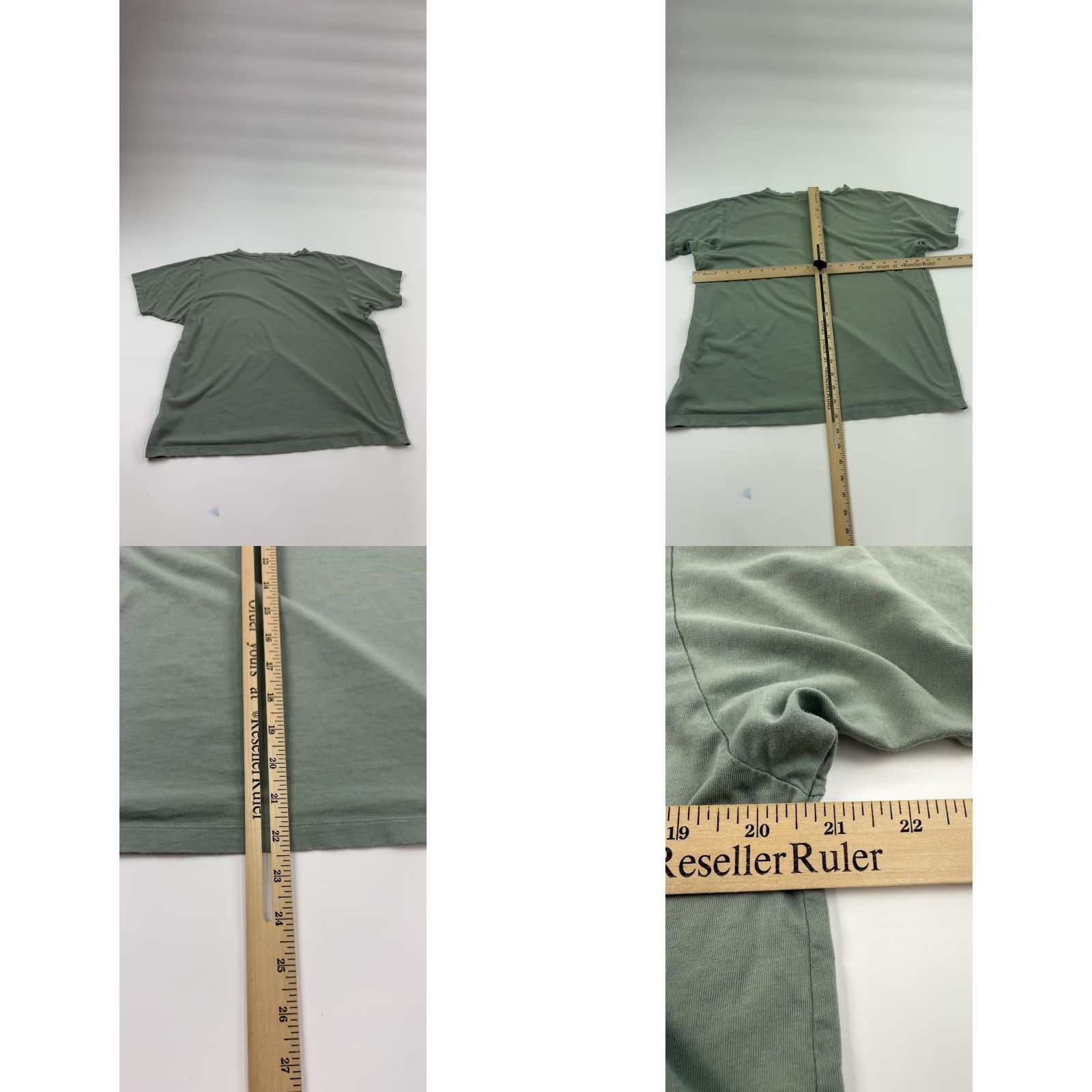 Eddie Bauer Vintage Eddie Bauer Women’s T-Shirt Large Green Short Sleeve V-Neck Cotton Casual Top Size L / US 10 / IT 46 - 8 Thumbnail