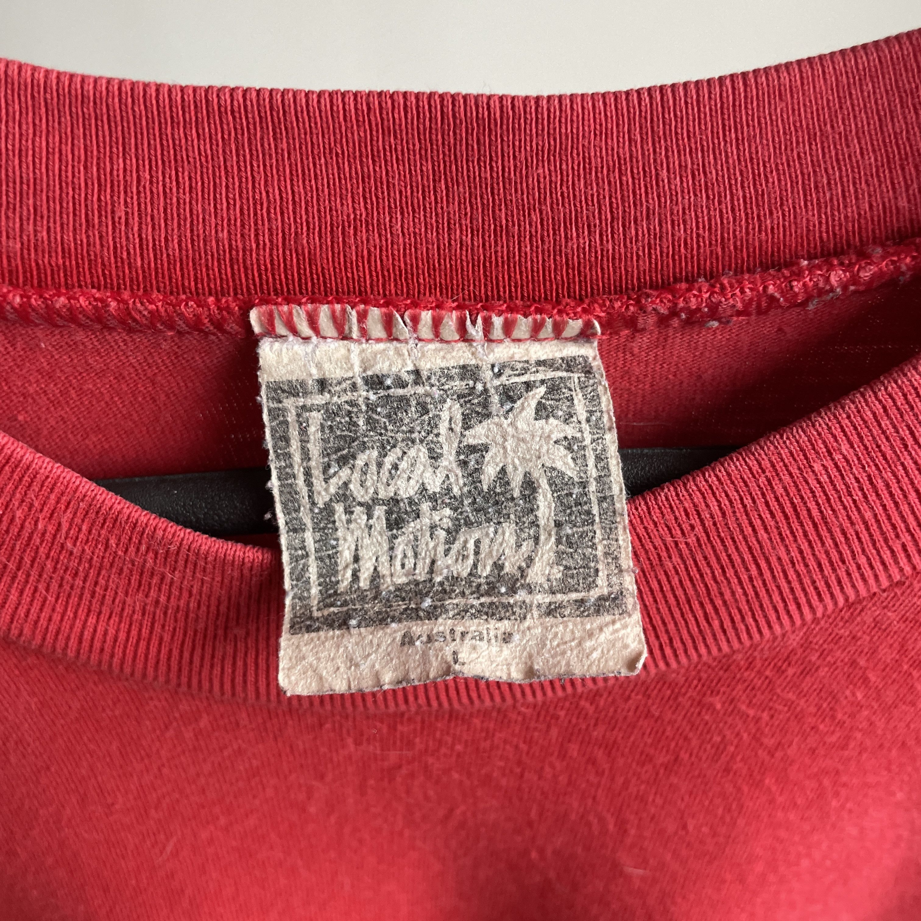 Vintage Hawaii-Australia Vintage 90's Single Stitch Graphic T-Shirt Size US L / EU 52-54 / 3 - 8 Thumbnail