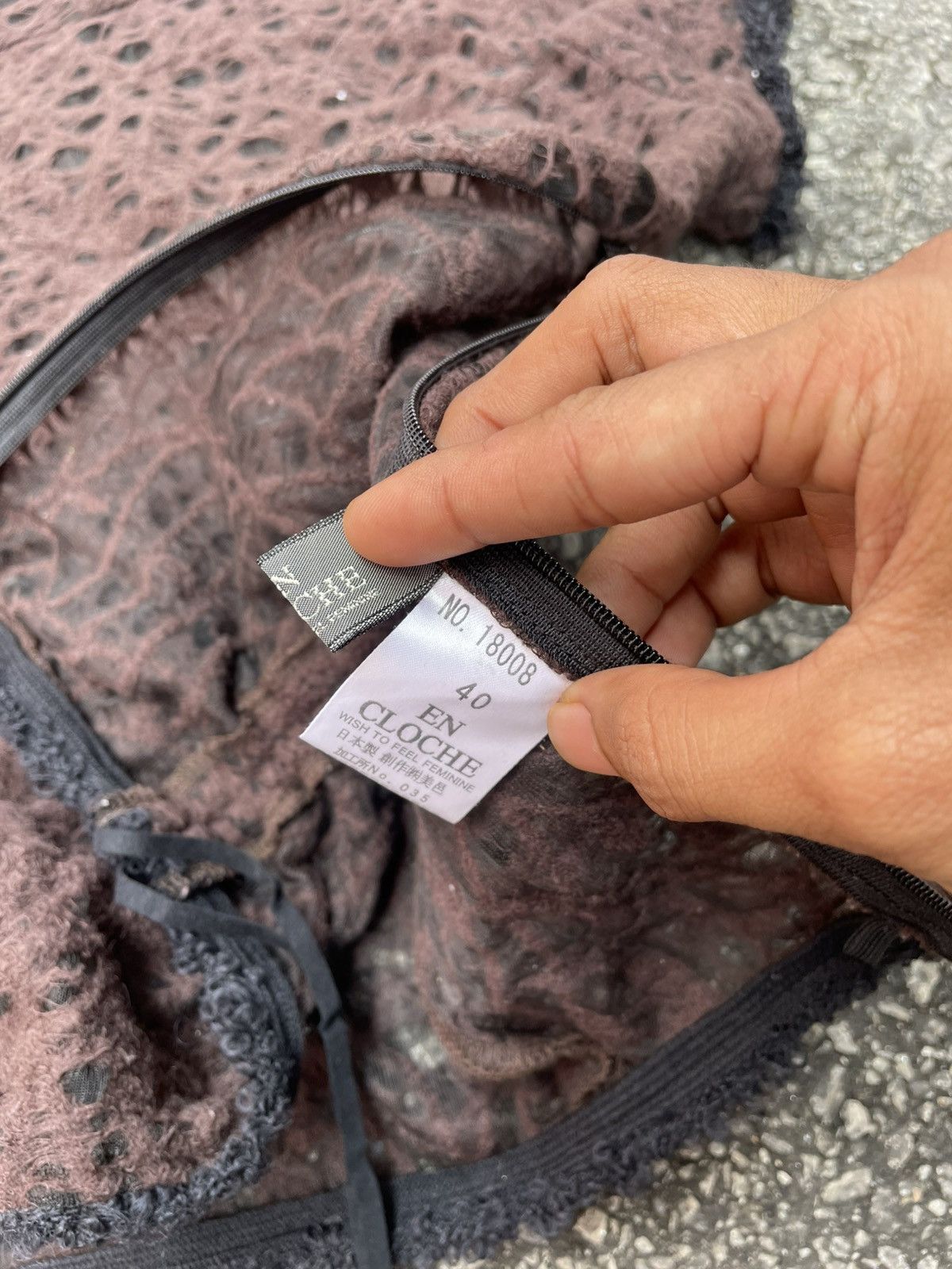 If Six Was Nine Japanese Brand | Distressed Crop Top Size XS / US 0-2 / IT 36-38 - 5 Thumbnail