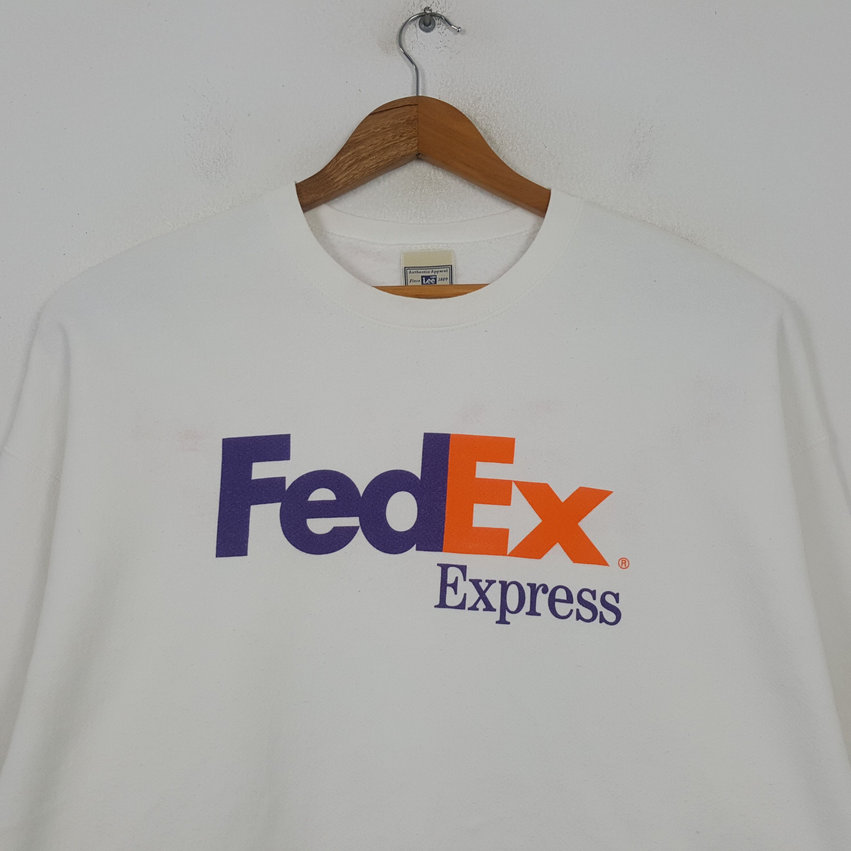 Lee Vintage Lee x Fedex Express Promo Sweatshirt 33 Size US XL / EU 56 / 4 - 2 Thumbnail