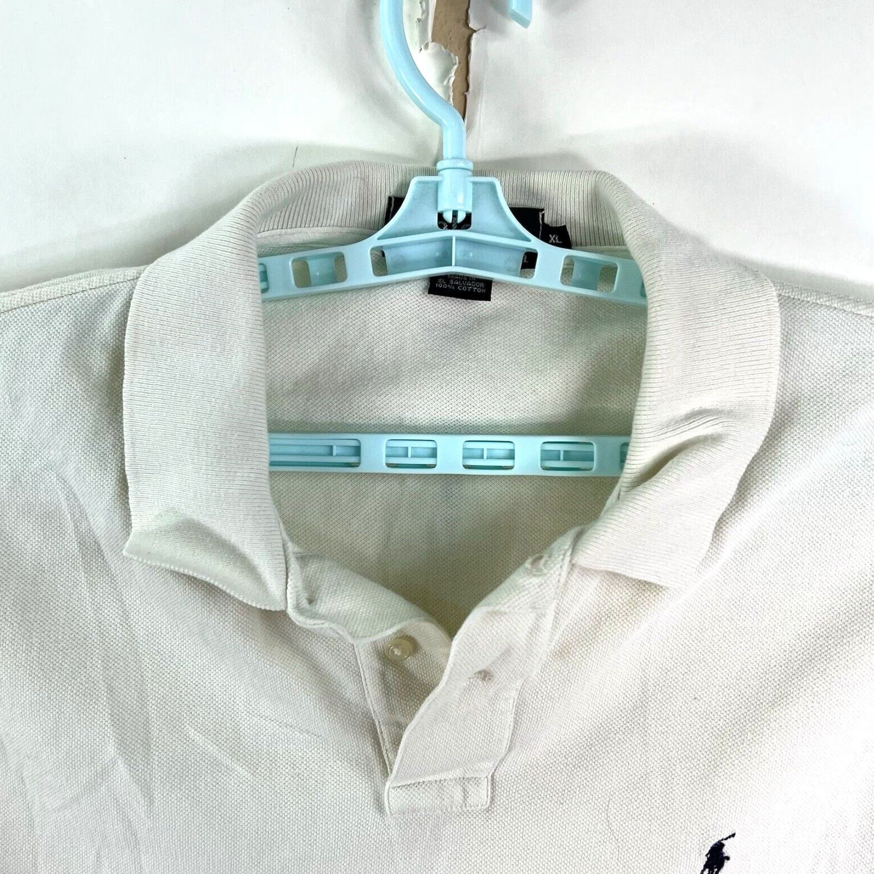 Ralph Lauren VINTAGE Ralph Lauren Polo Shirt Long Sleeve Mens XL White Casual Classic 90s Size US XL / EU 56 / 4 - 2 Thumbnail