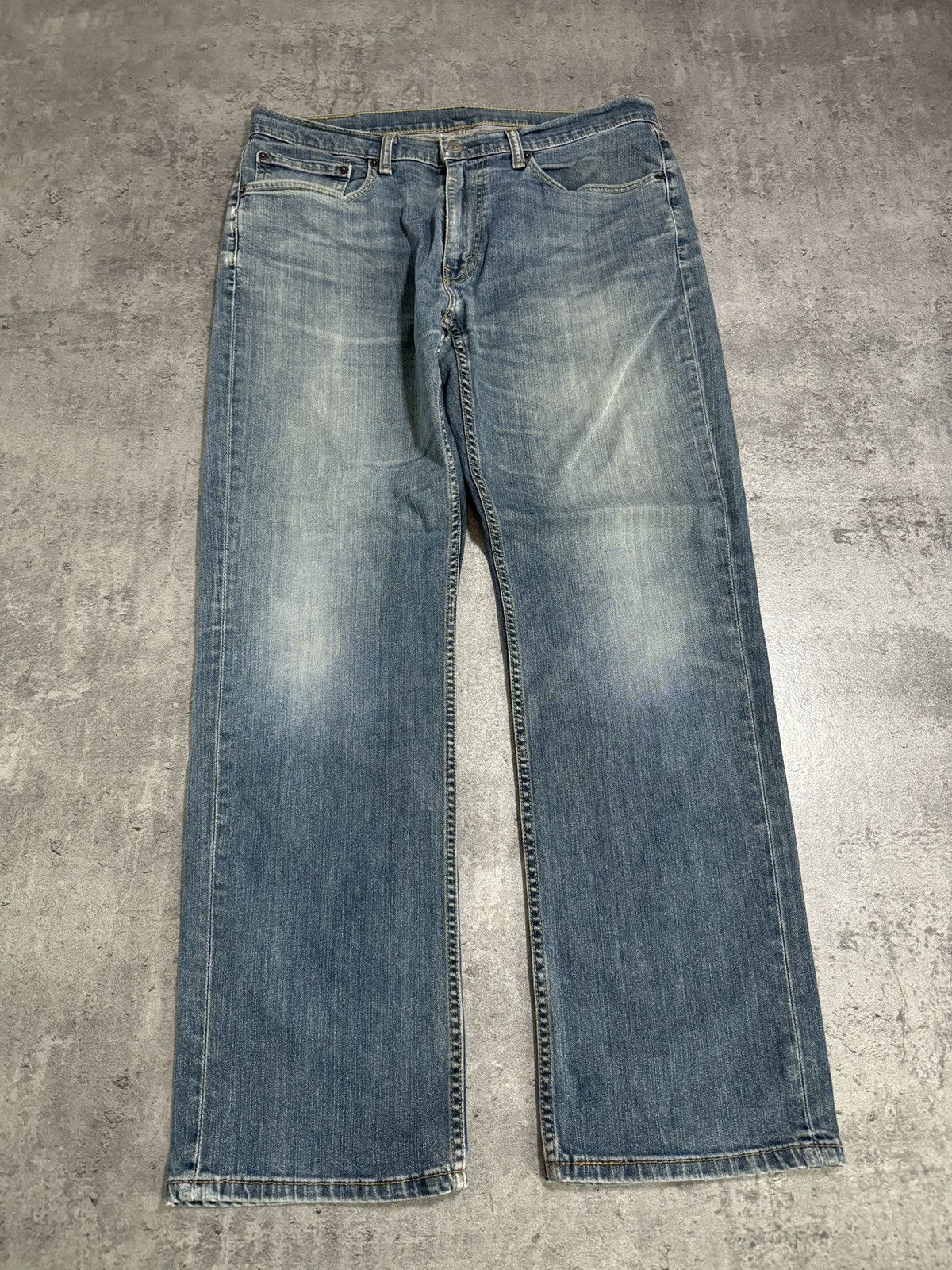 Japanese Brand × Levi's × Vintage Levi’s 514 Baggy Jeans Denim Logo Vintage Rap Skate Blue Size US 36 / EU 52 - 6 Thumbnail