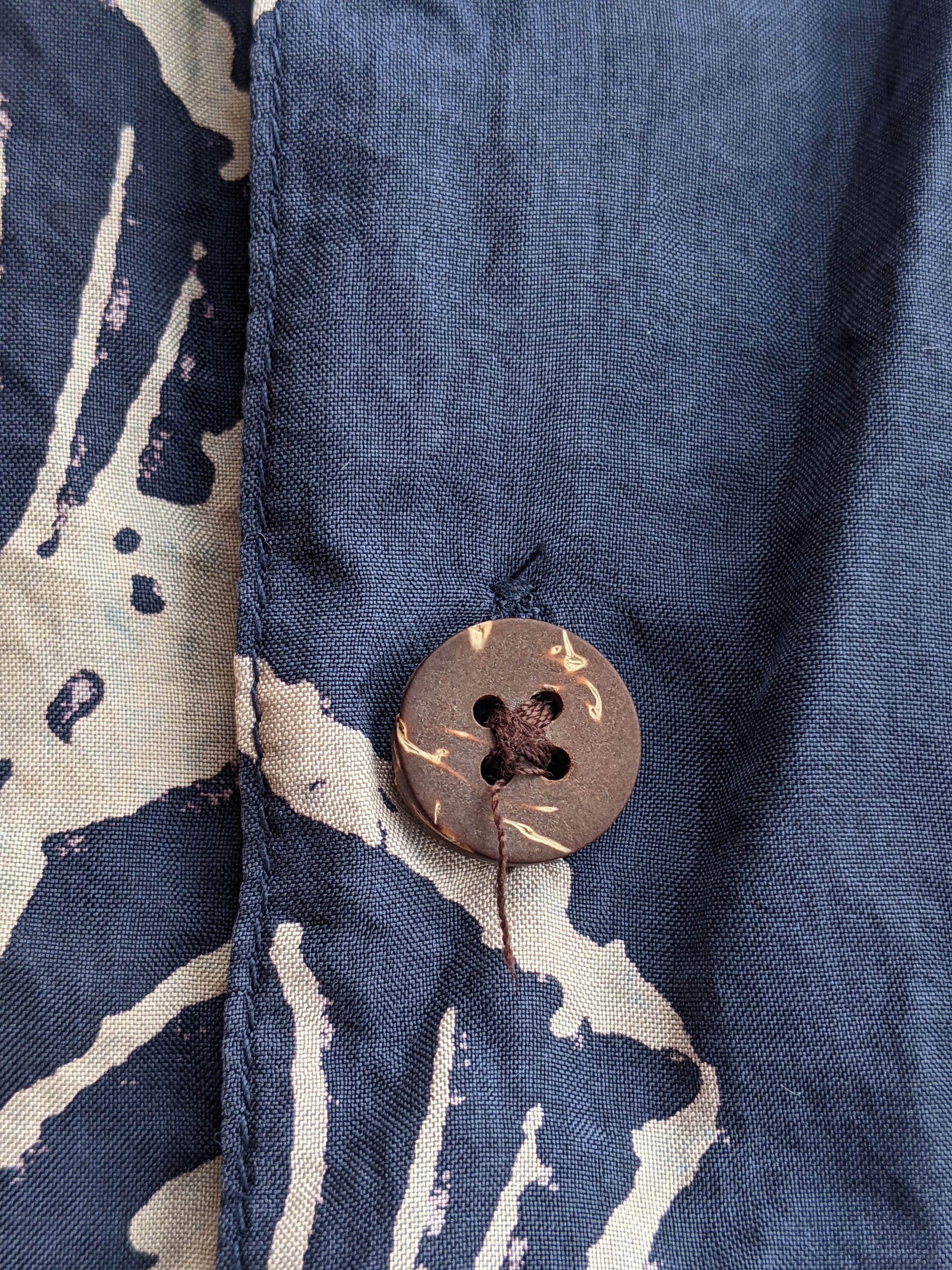 Japanese Brand Silk Icon Vintage 90s Hawaiian Print Shirt Polo Ralph Dior Size US L / EU 52-54 / 3 - 5 Thumbnail